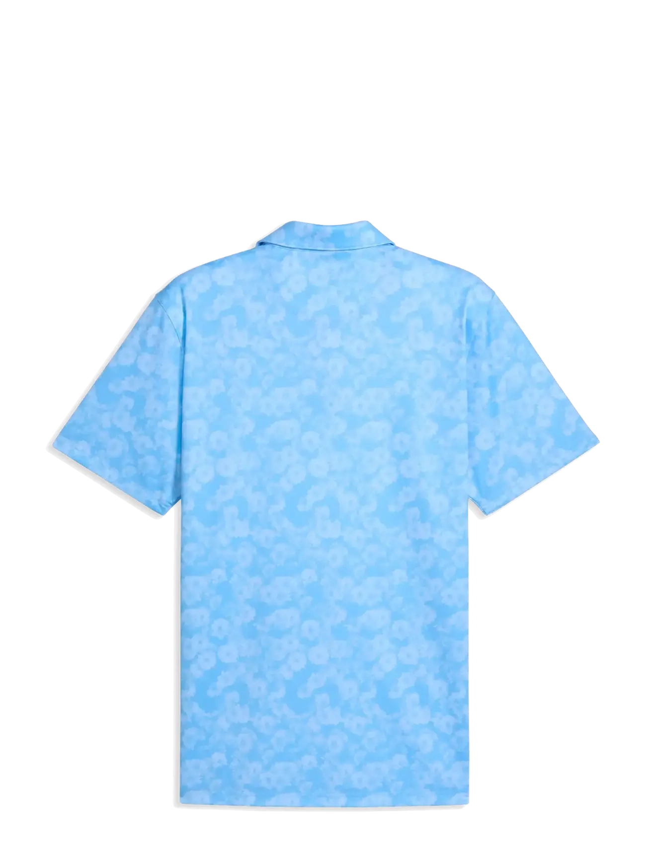 PUMA Golf - Pure 2.0 Floral Polo - polos - team light blue - 1