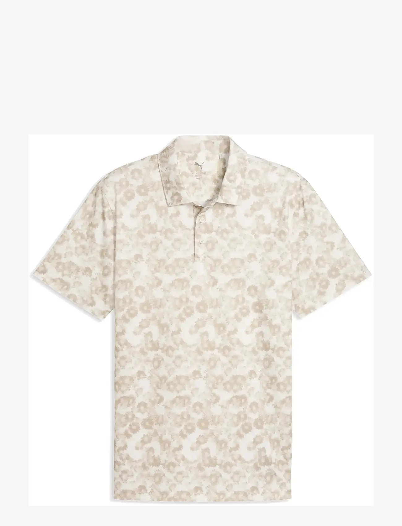 PUMA Golf - Pure 2.0 Floral Polo - toppe & t-shirts - warm white - 0