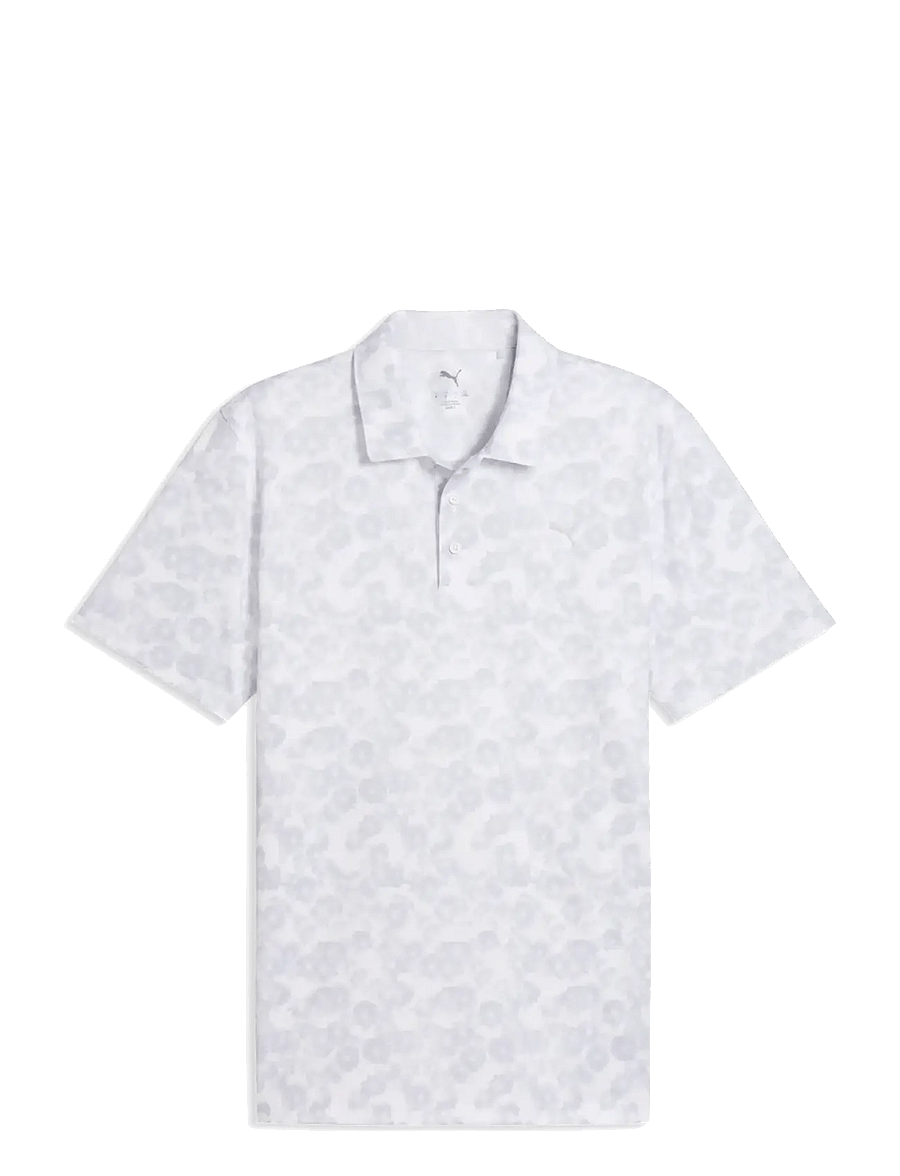PUMA Golf - Pure 2.0 Floral Polo - topit & t-paidat - white glow - 0