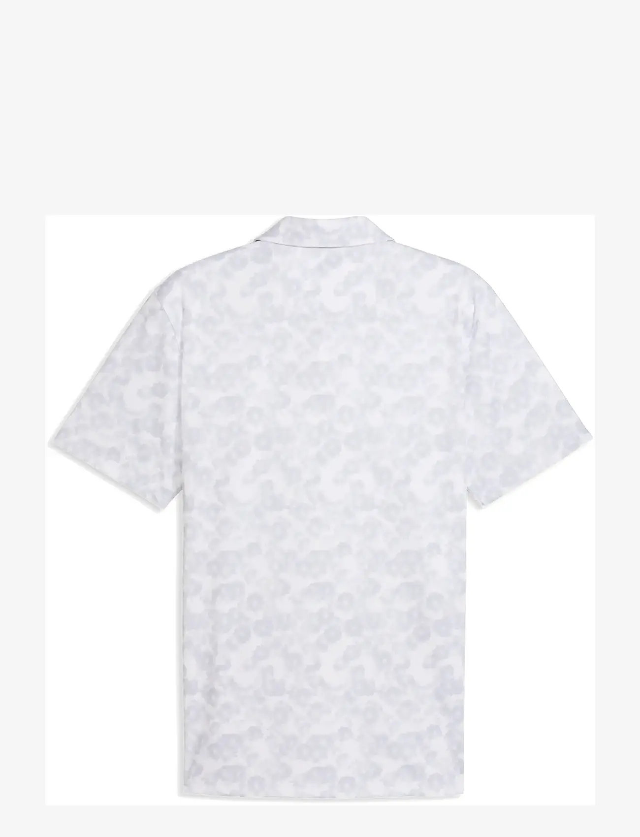 PUMA Golf - Pure 2.0 Floral Polo - toppe & t-shirts - white glow - 1