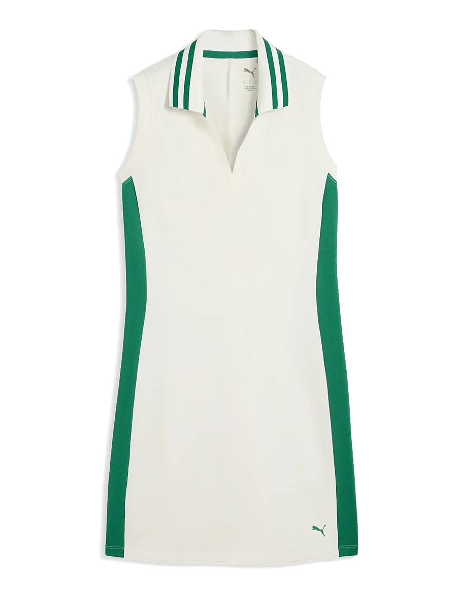 PUMA Golf - W 30904 SL Pique Dress - kleider & röcke - warm white - 0
