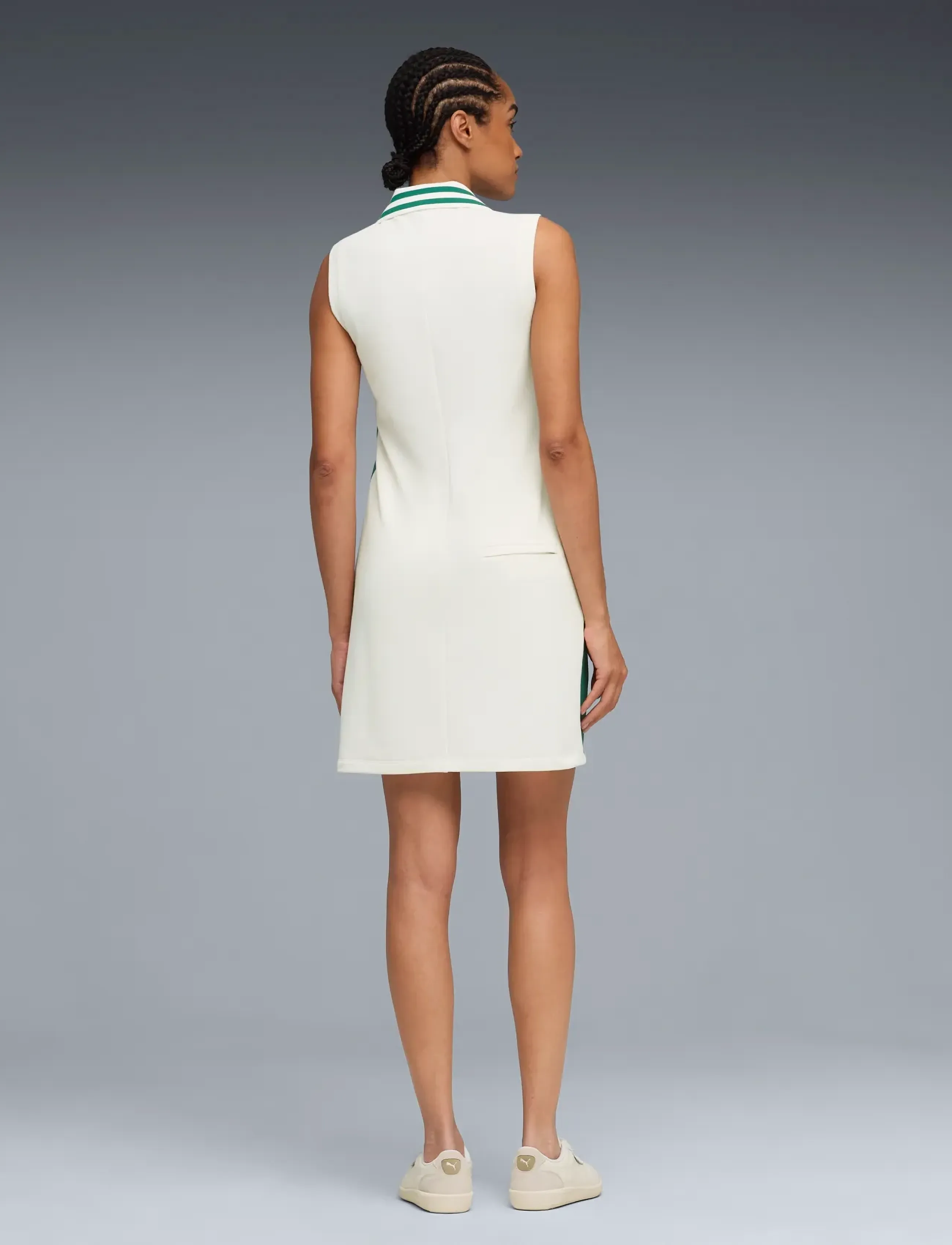 PUMA Golf - W 30904 SL Pique Dress - kleider & röcke - warm white - 2