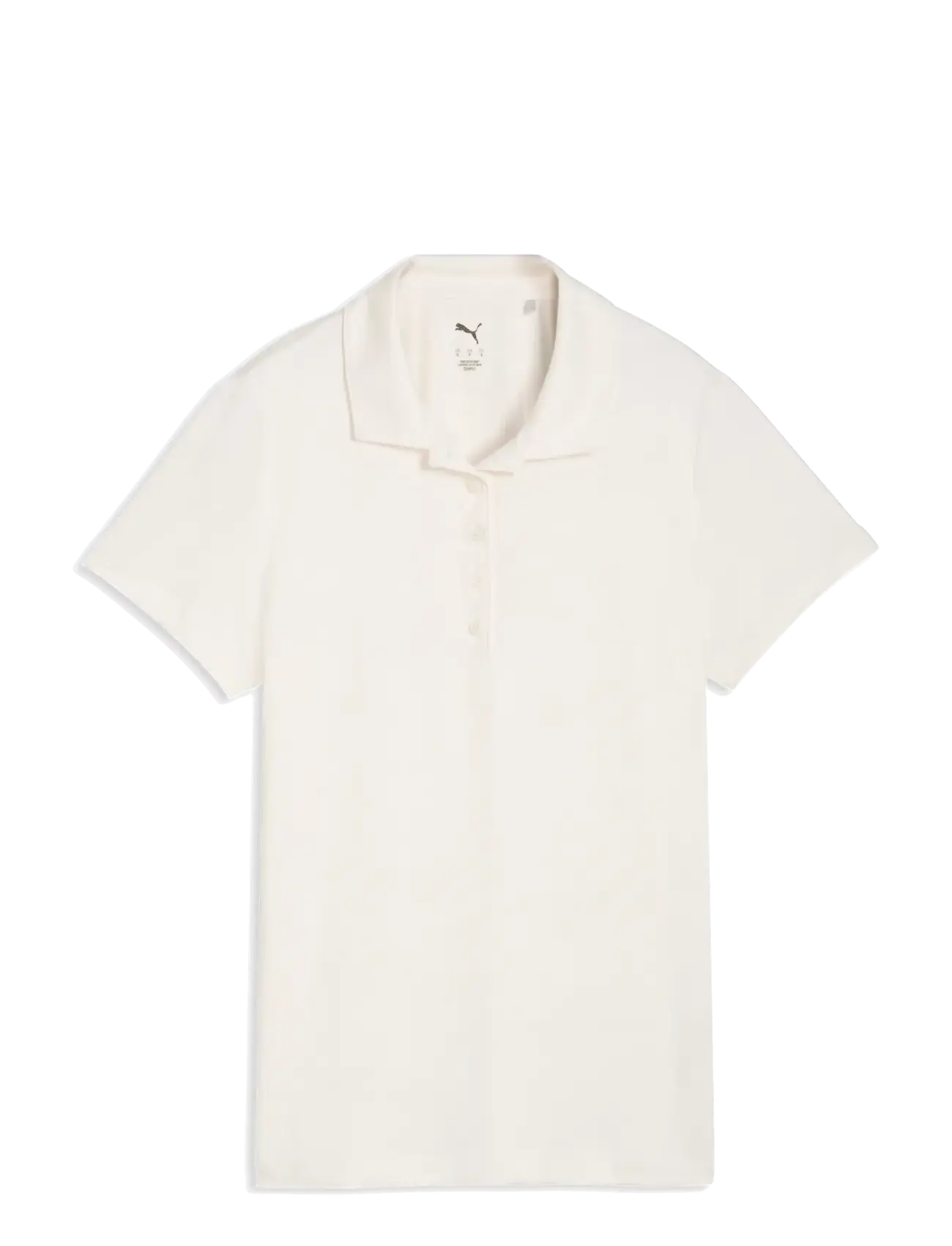 PUMA Golf W Floral Lace Jacquard SS Polo - PUMA - WARM WHITE / cream