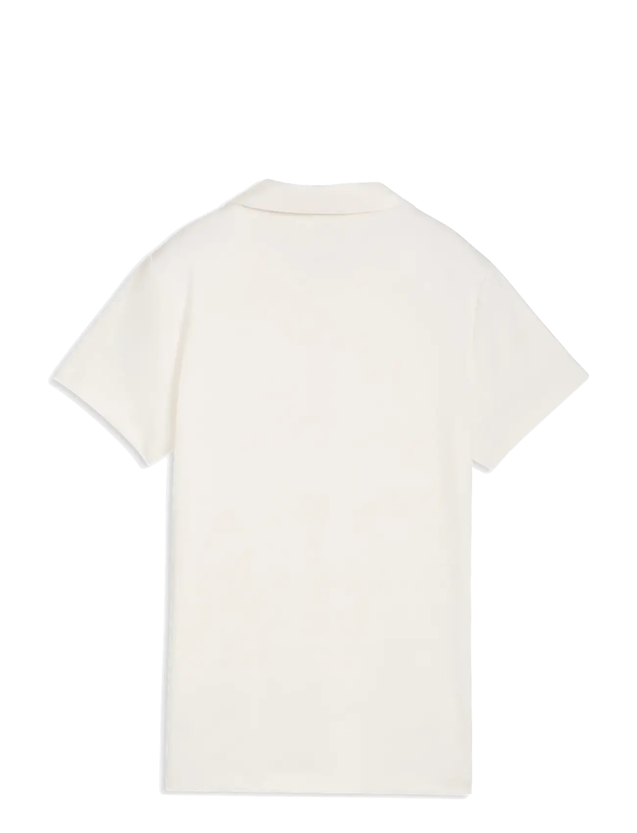 PUMA Golf - W Floral Lace Jacquard SS Polo - toppe & t-shirts - warm white - 1