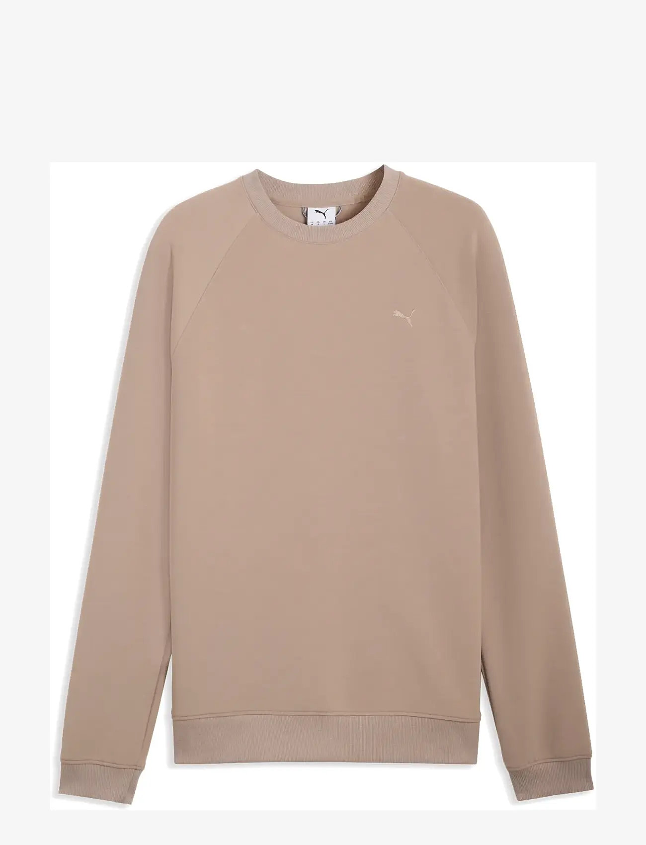 PUMA Golf - Cloudspun Fleece Crewneck - LC - overdele - ice coffee - 0