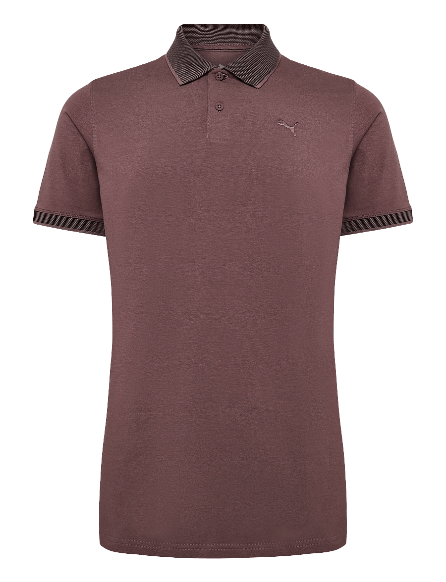PUMA Golf - Modalon Crafted Polo - LC - oberteile & t-shirts - rich cocoa-puma black - 0