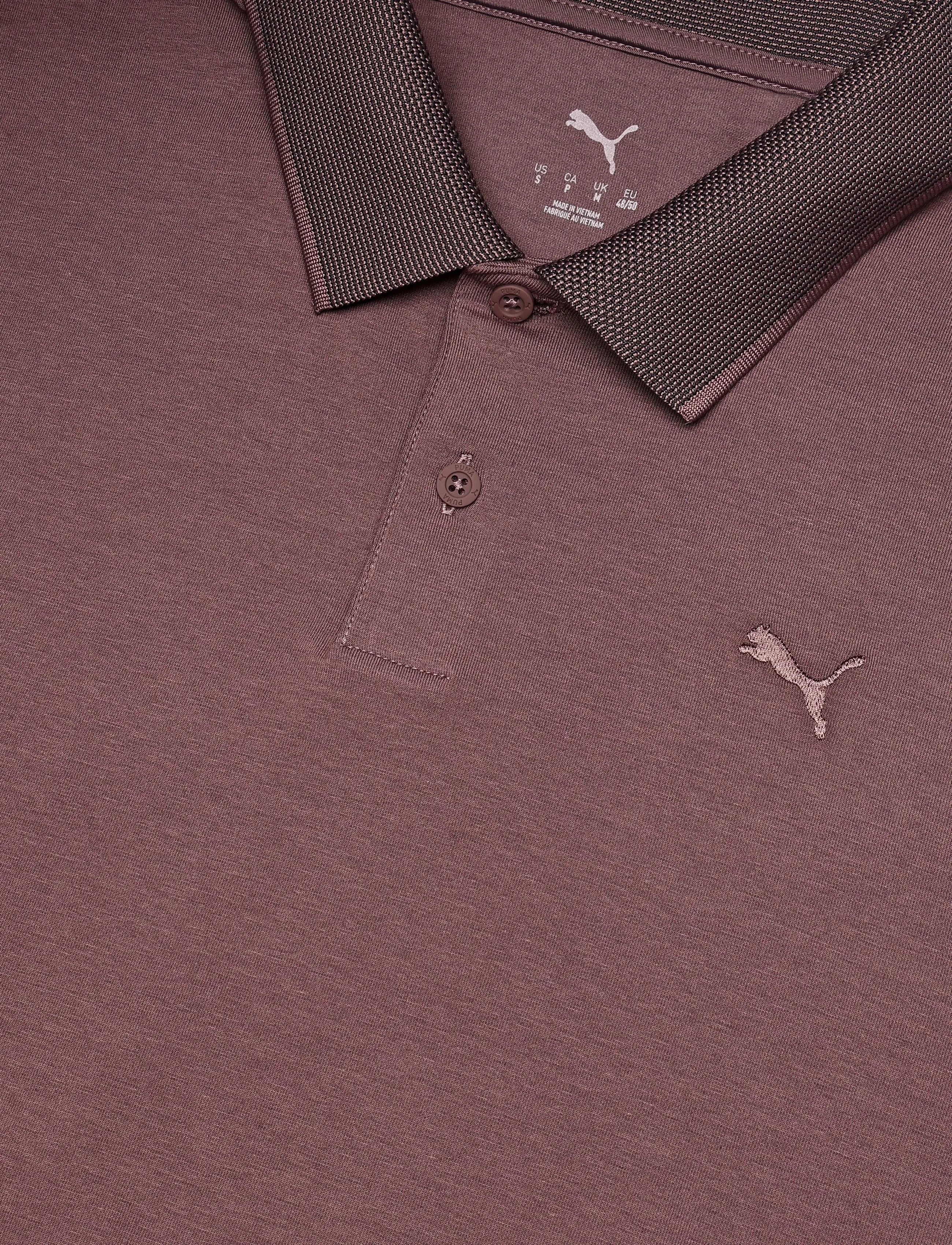 PUMA Golf - Modalon Crafted Polo - LC - oberteile & t-shirts - rich cocoa-puma black - 2