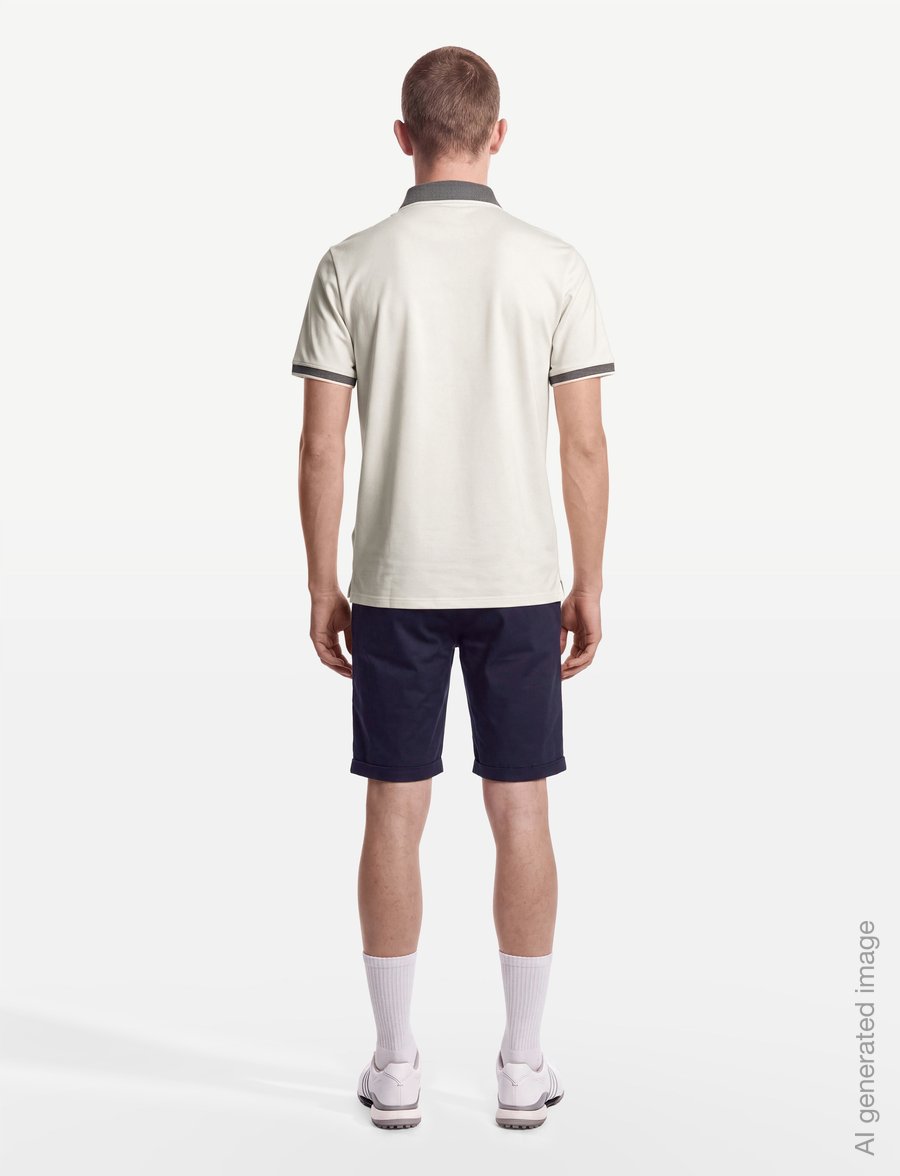 PUMA Golf - Modalon Crafted Polo - LC - alussärgid ja t-särgid - warm white-deep navy - 4