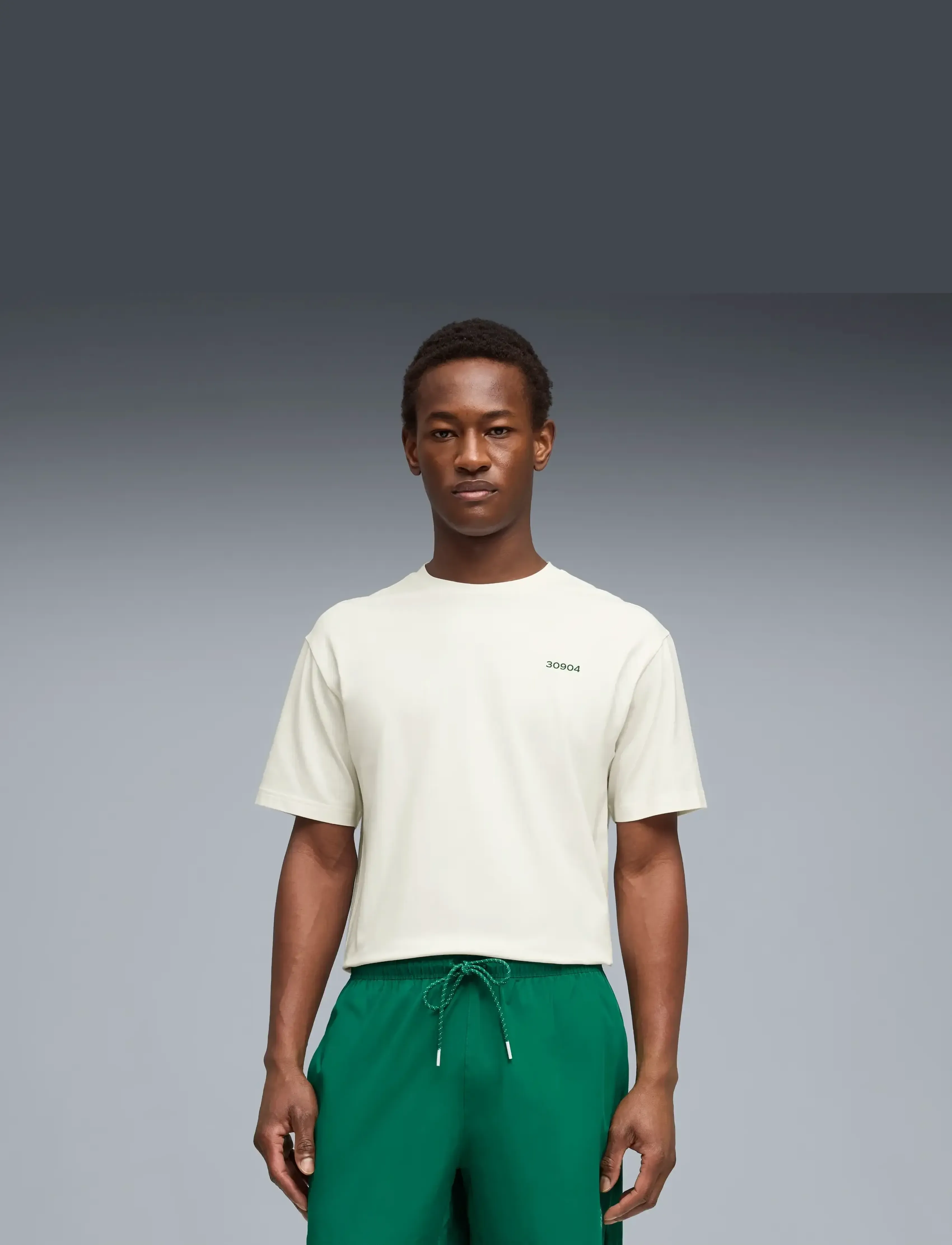 PUMA Golf 30904 T-Shirt - PUMA Golf - WARM WHITE / green