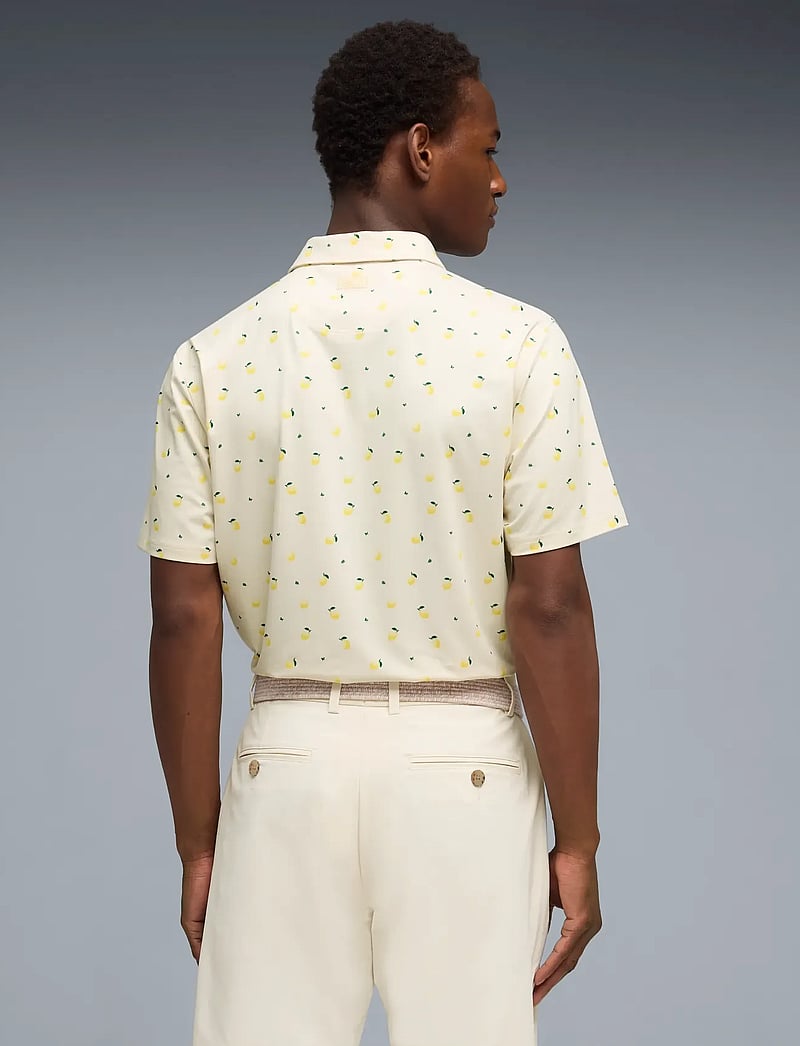 PUMA Golf - PUMA X AP Cloudspun Lemon Polo - oberteile & t-shirts - alpine snow - 4