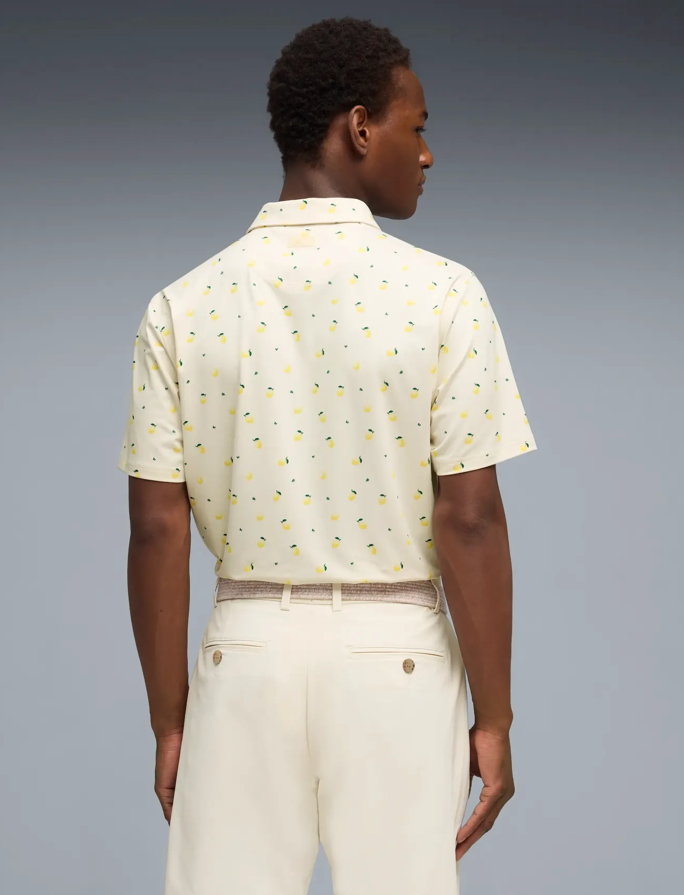 PUMA Golf - PUMA X AP Cloudspun Lemon Polo - lühikeste varrukatega polod - alpine snow - 4
