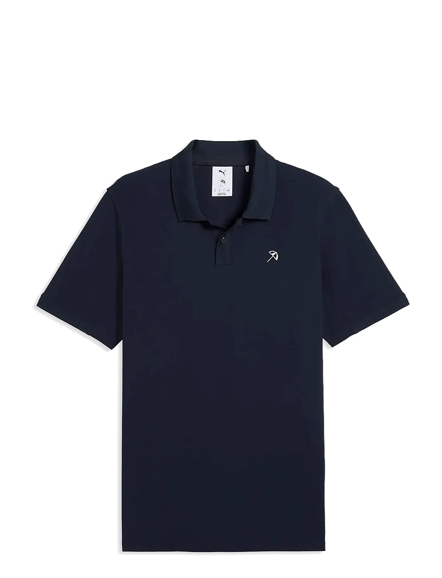 PUMA Golf - PUMA X AP Modalon Polo - toppe & t-shirts - deep navy - 0