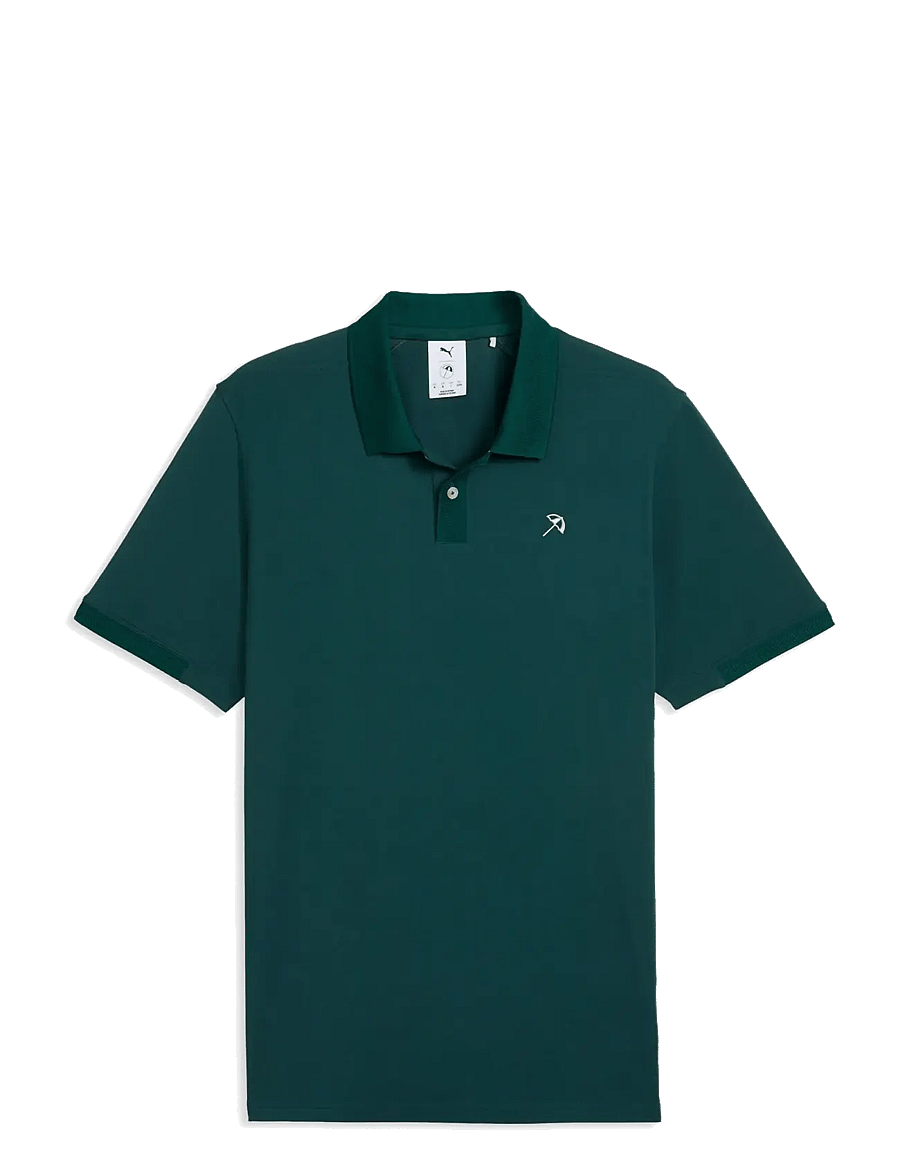 PUMA Golf - PUMA X AP Modalon Polo - alussärgid ja t-särgid - forest green - 0