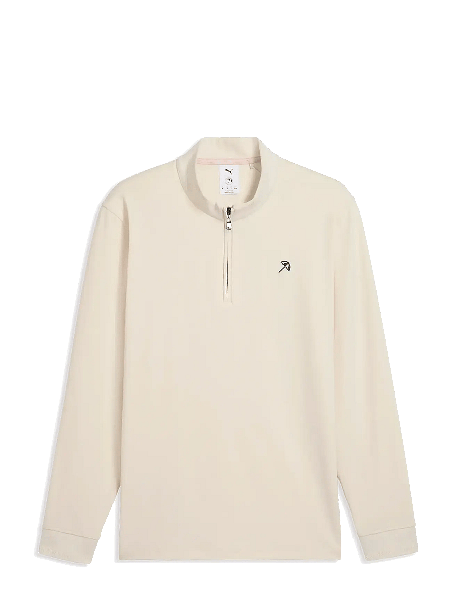 PUMA Golf - PUMA X AP Cloudspun 1/4 Zip - kampsunid ja vahekihid - alpine snow - 0