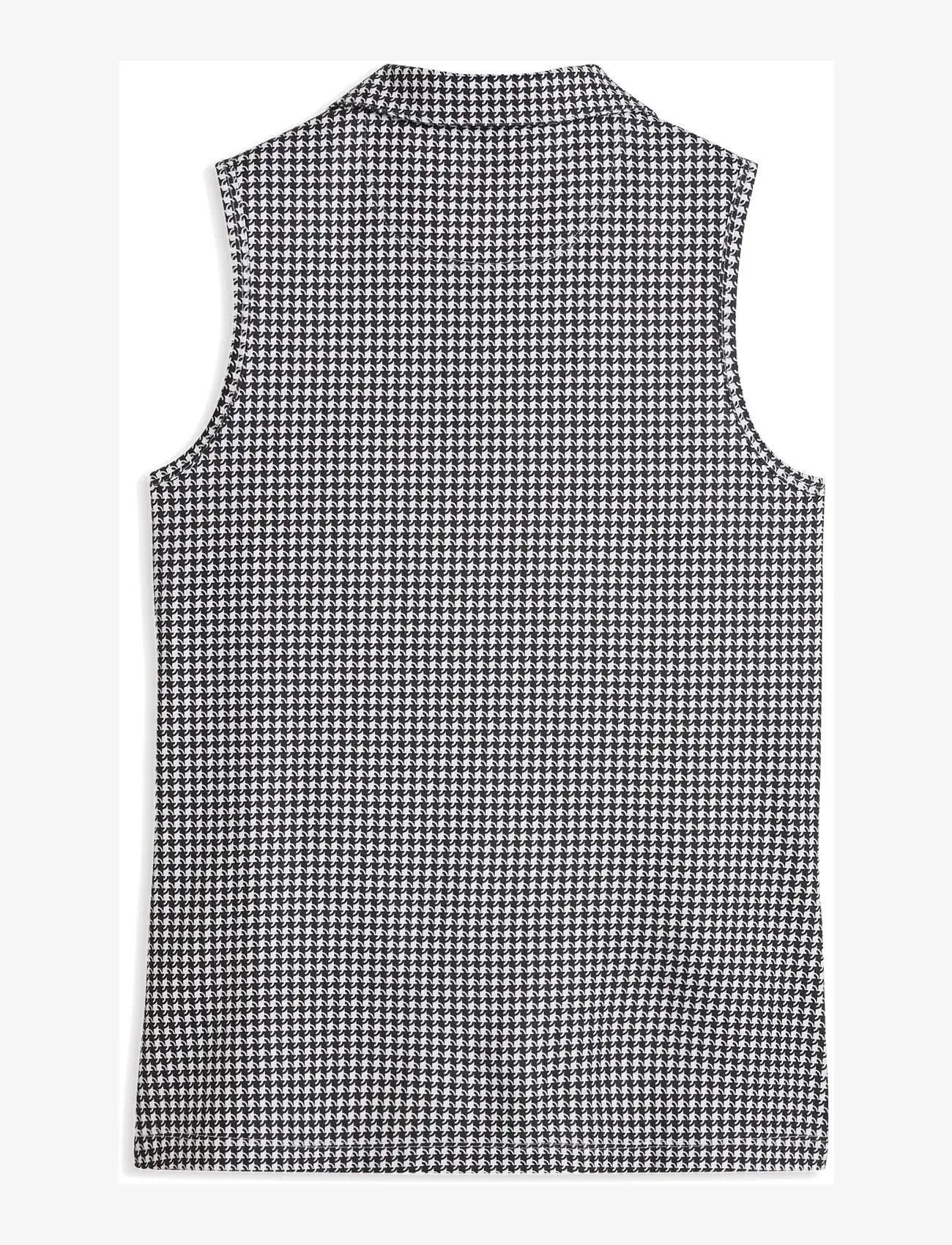 PUMA Golf - W Cloudspun Mono Check SL Polo - alussärgid ja t-särgid - puma black - 1