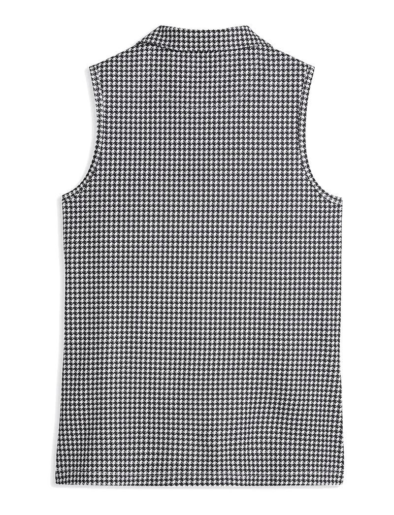 PUMA Golf - W Cloudspun Mono Check SL Polo - alussärgid ja t-särgid - puma black - 1