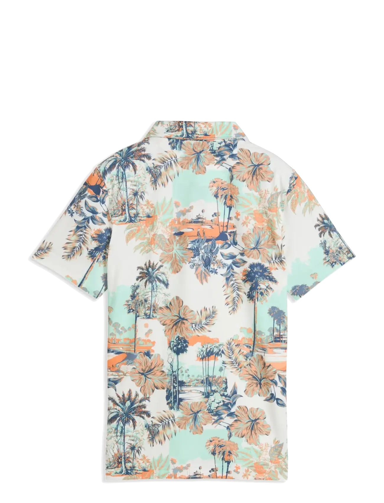 PUMA Golf - Boys Cloudspun Palm Polo - oberteile - warm white - 1
