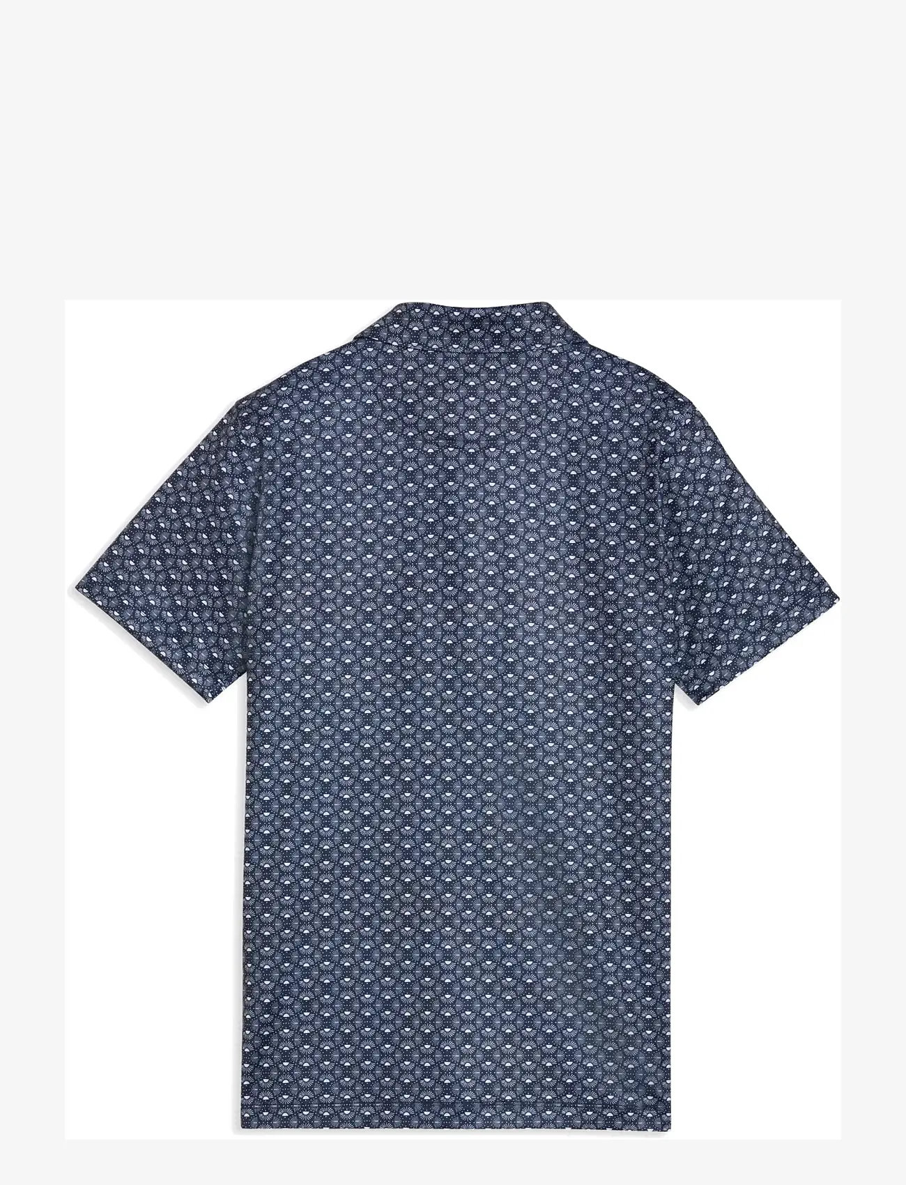 PUMA Golf - Boys Mattr Scallop Polo - kortærmede poloer - deep navy-white glow - 1