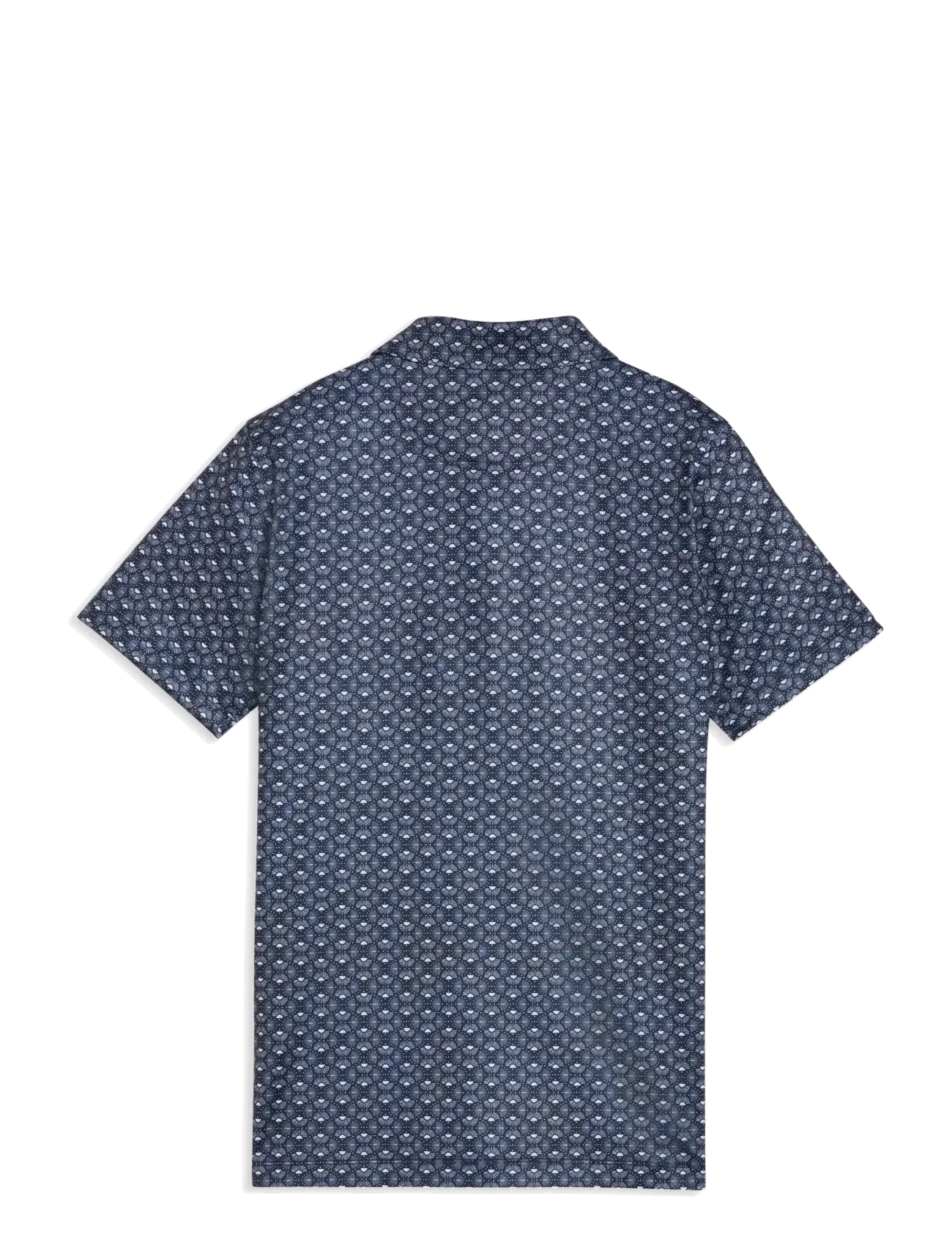 PUMA Golf - Boys Mattr Scallop Polo - short-sleeved polos - deep navy-white glow - 1
