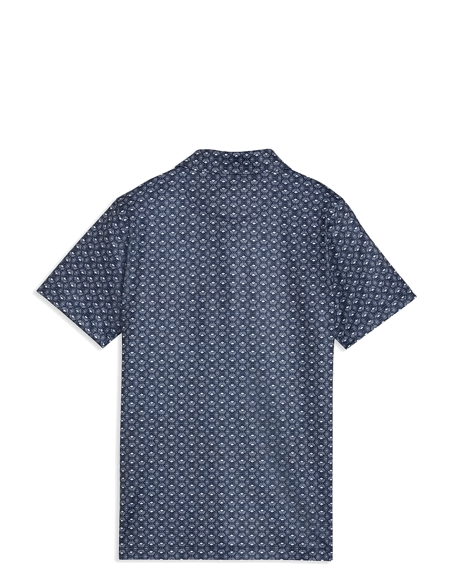 PUMA Golf - Boys Mattr Scallop Polo - lühikeste varrukatega polod - deep navy-white glow - 1