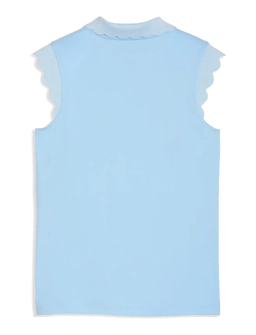 PUMA Golf - Girls Cloudspun Scallop Sleeve Polo - polo krekli ar īsām piedurknēm - spring blue - 1