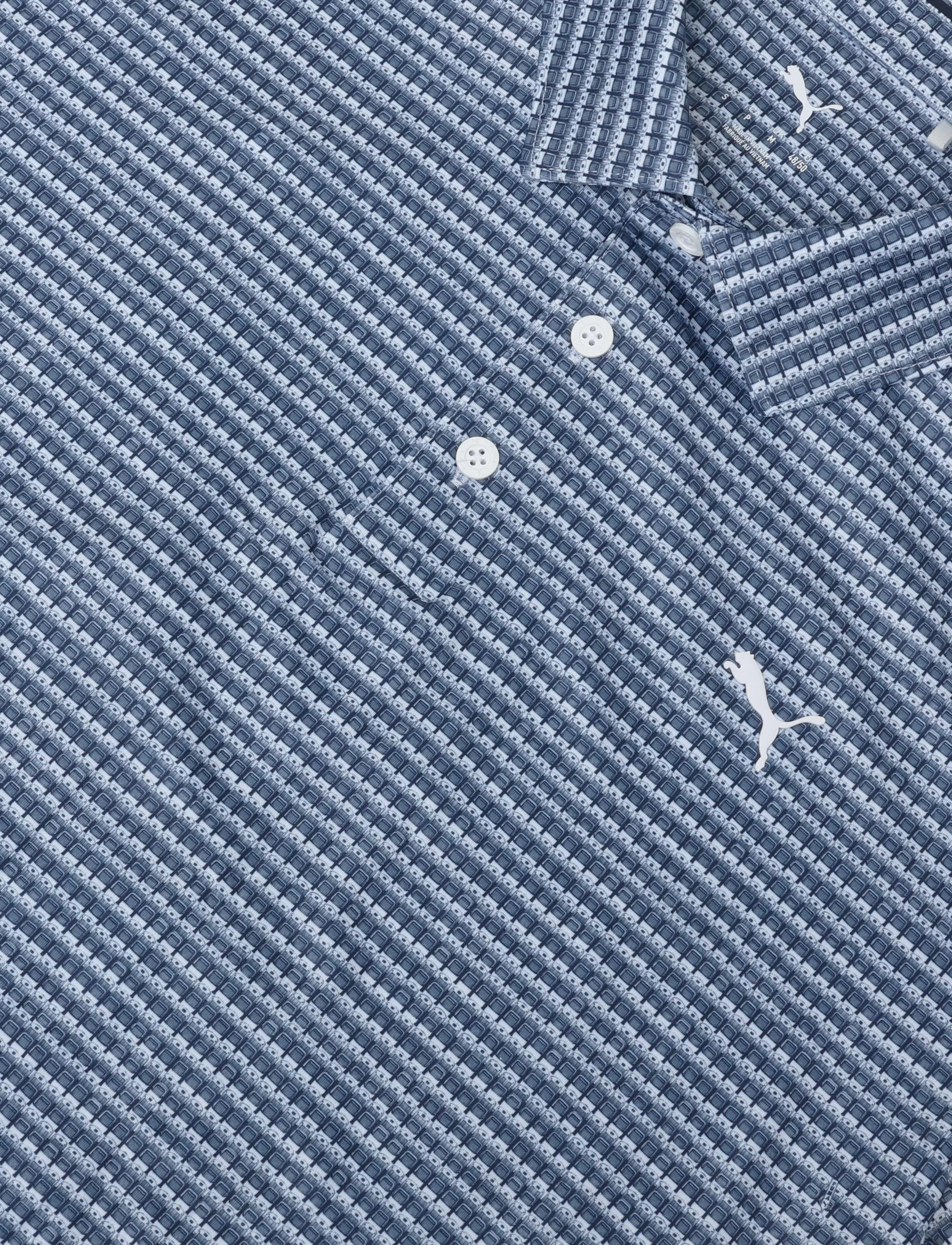 PUMA Golf - MATTR Stadium Polo - LC - white glow-deep navy - 2
