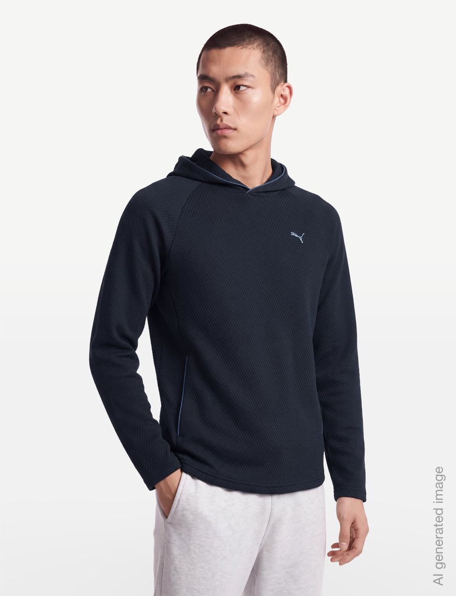 PUMA Golf - Boulder 2.0 Hoodie - LC - overdeler - deep navy - 3