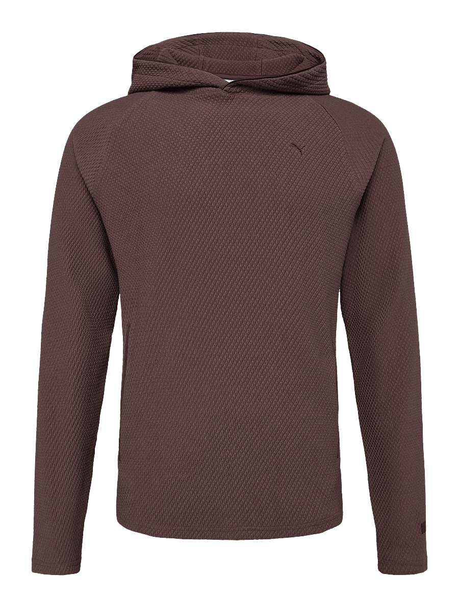 PUMA Golf - Boulder 2.0 Hoodie - LC - sweatshirts - rich cocoa - 0