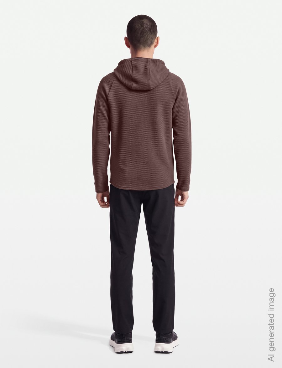 PUMA Golf - Boulder 2.0 Hoodie - LC - tops - rich cocoa - 4