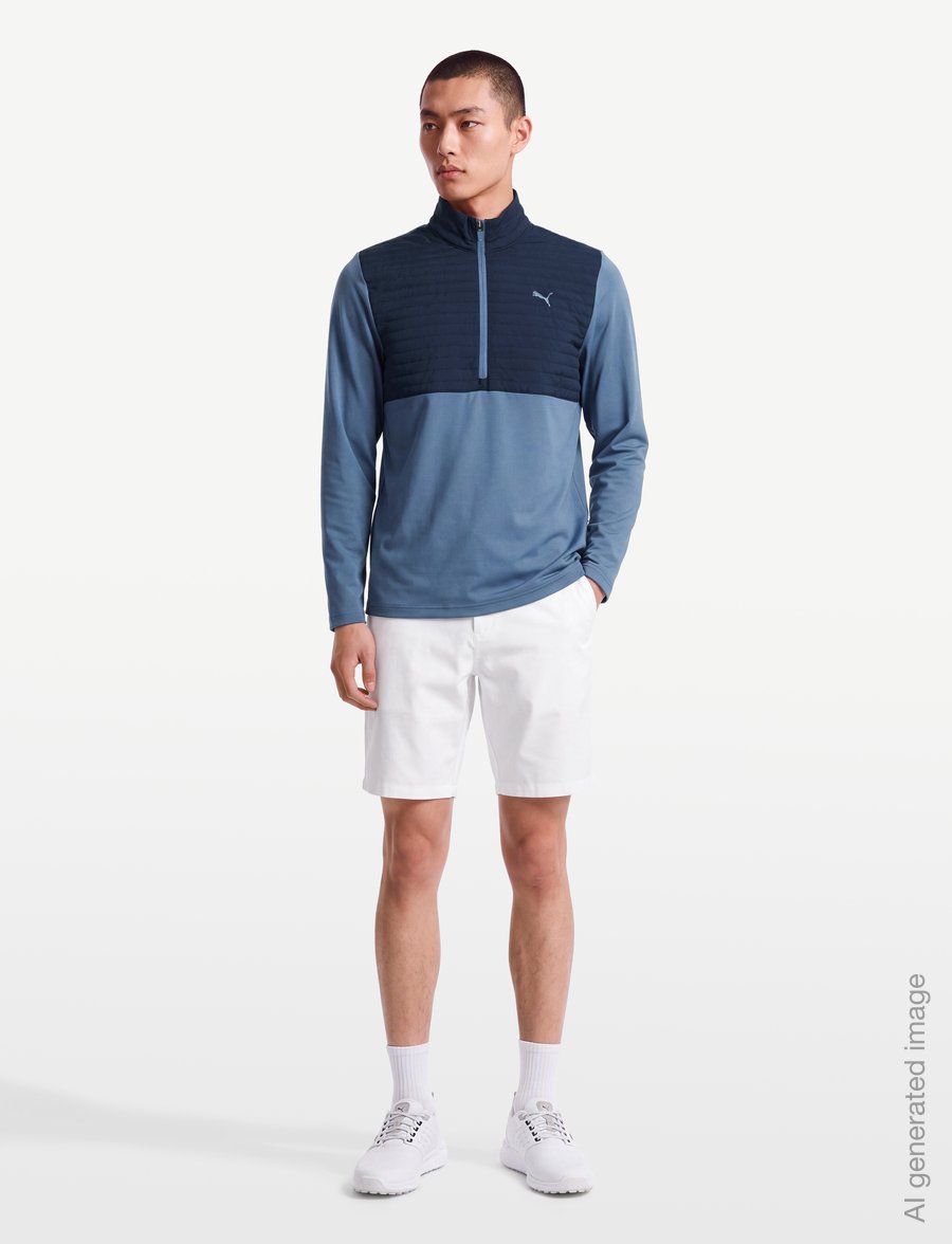 PUMA Golf - Cloudspun Tech Hybrid ½ Zip - LC - golf-jacken - deep navy - 0