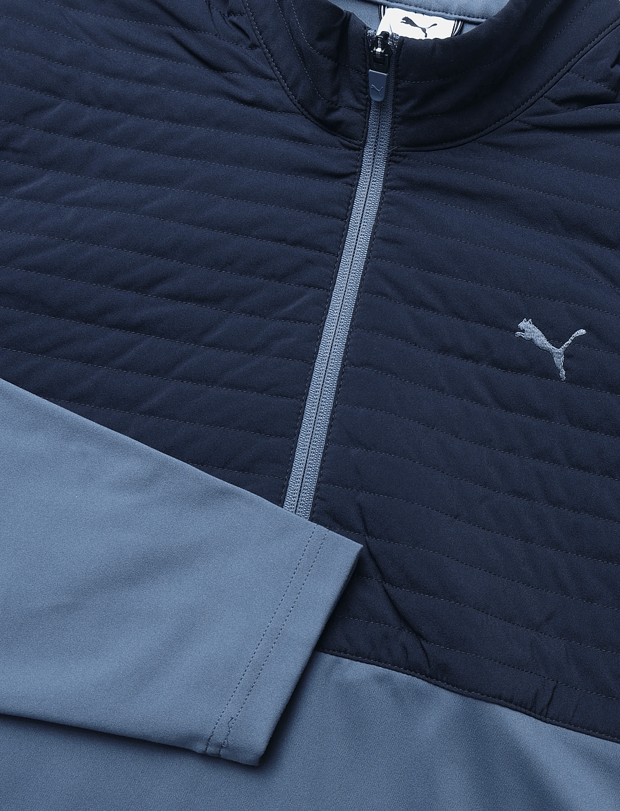PUMA Golf - Cloudspun Tech Hybrid ½ Zip - LC - tøj - deep navy - 2