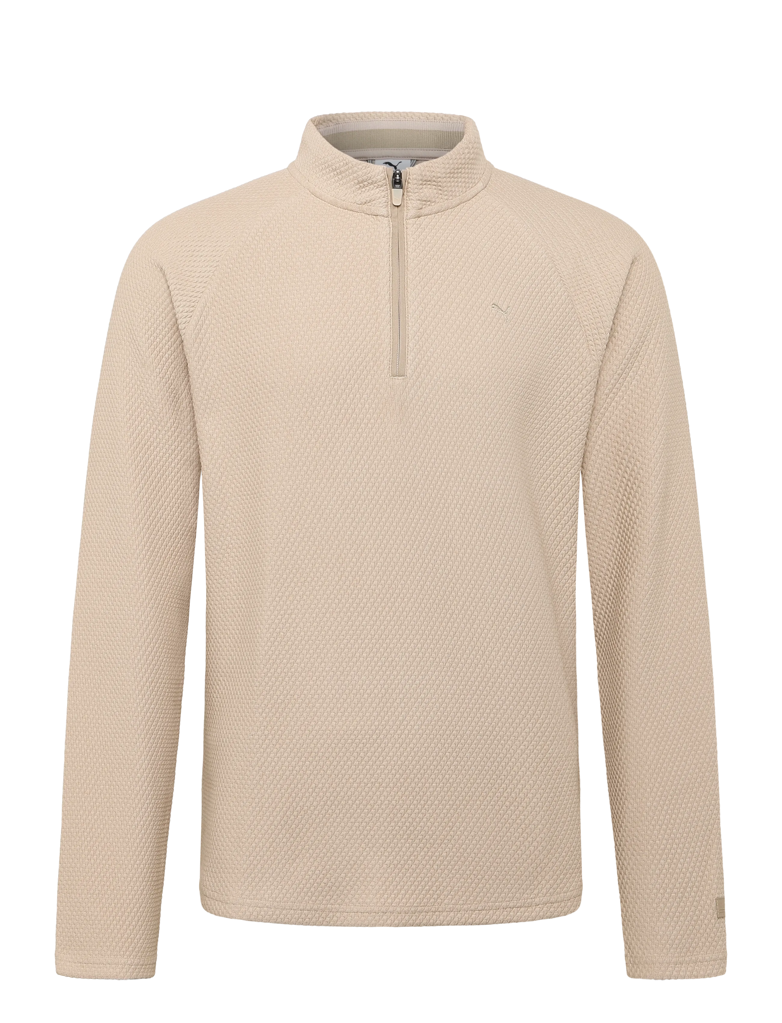 PUMA Golf Boulder 2.0 1/4 Zip - LC - PUMA Golf - BIRCH / beige