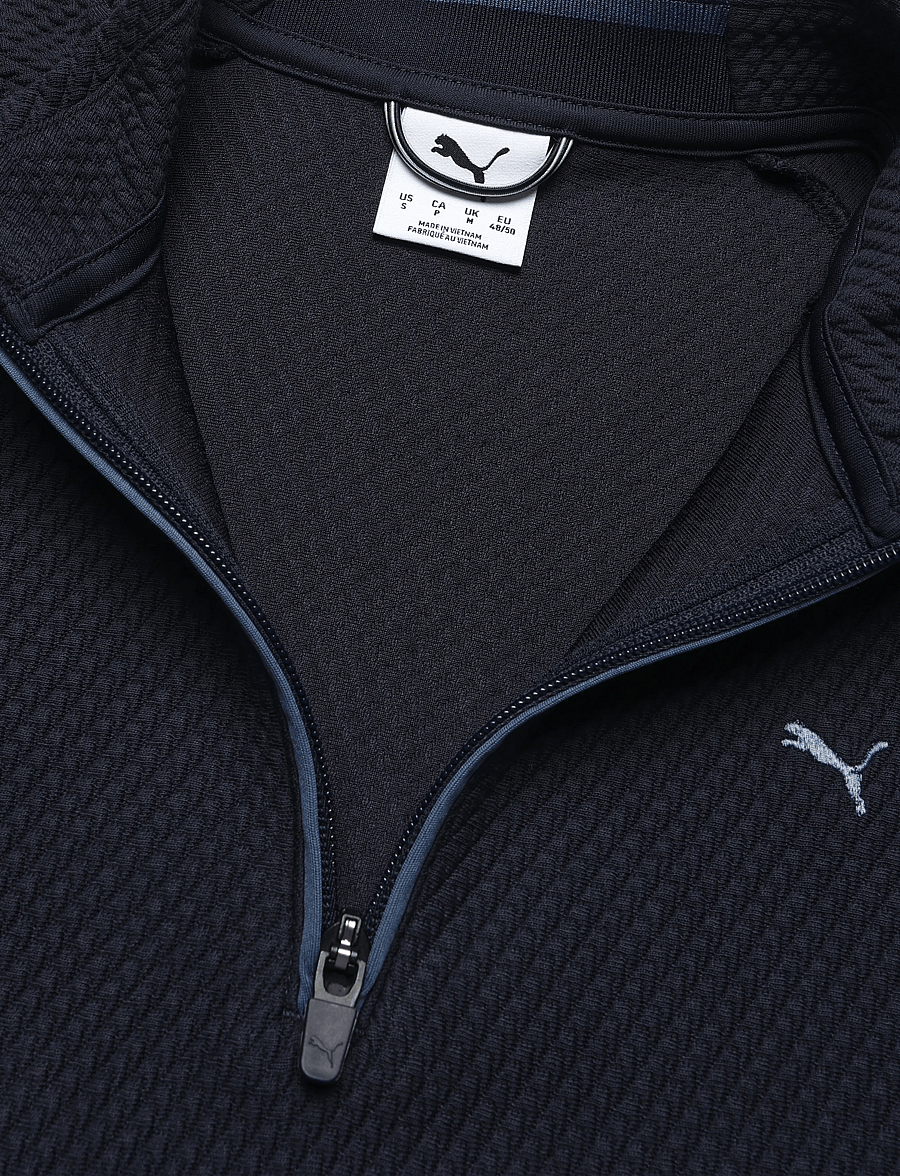 PUMA Golf - Boulder 2.0 1/4 Zip - LC - fleece og mellemlag - deep navy - 2