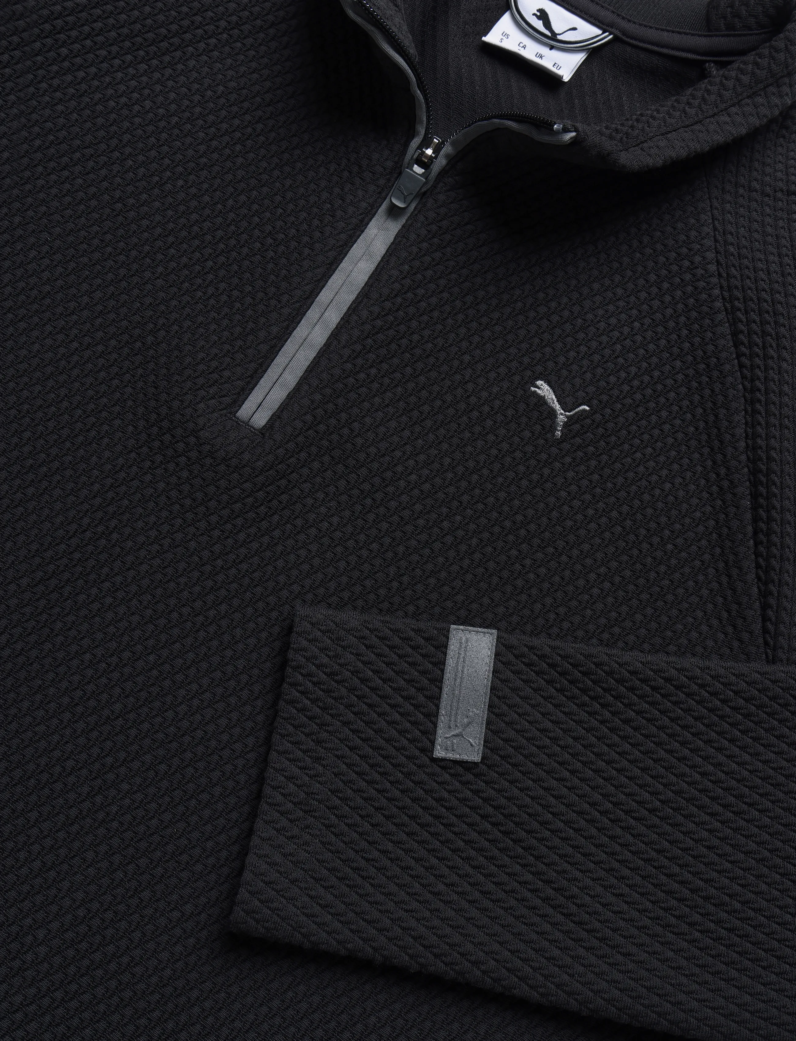 PUMA Golf - Boulder 2.0 1/4 Zip - LC - puma black - 2