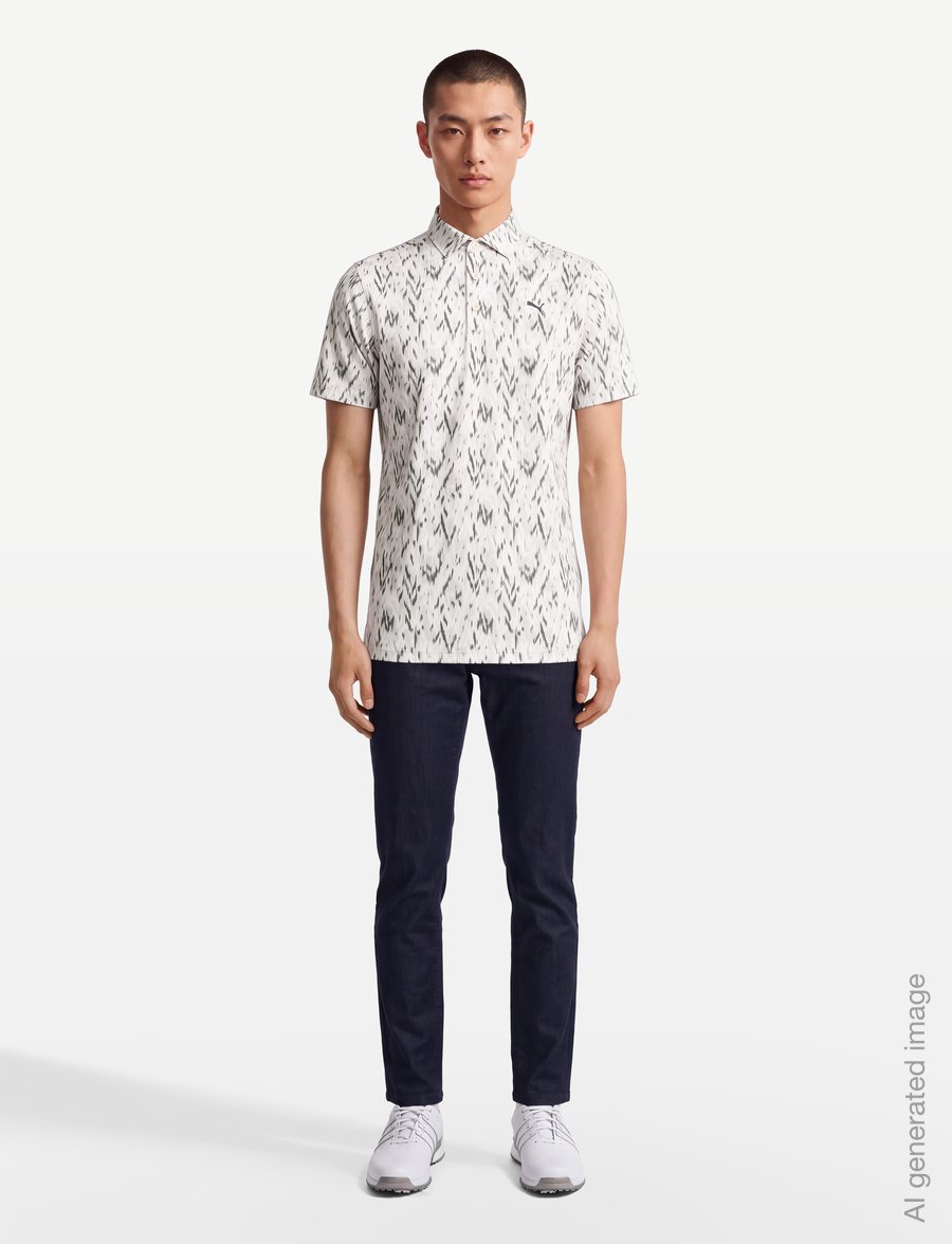 PUMA Golf - MATTR Northern Lights Polo - LC - polo's - warm white - 0