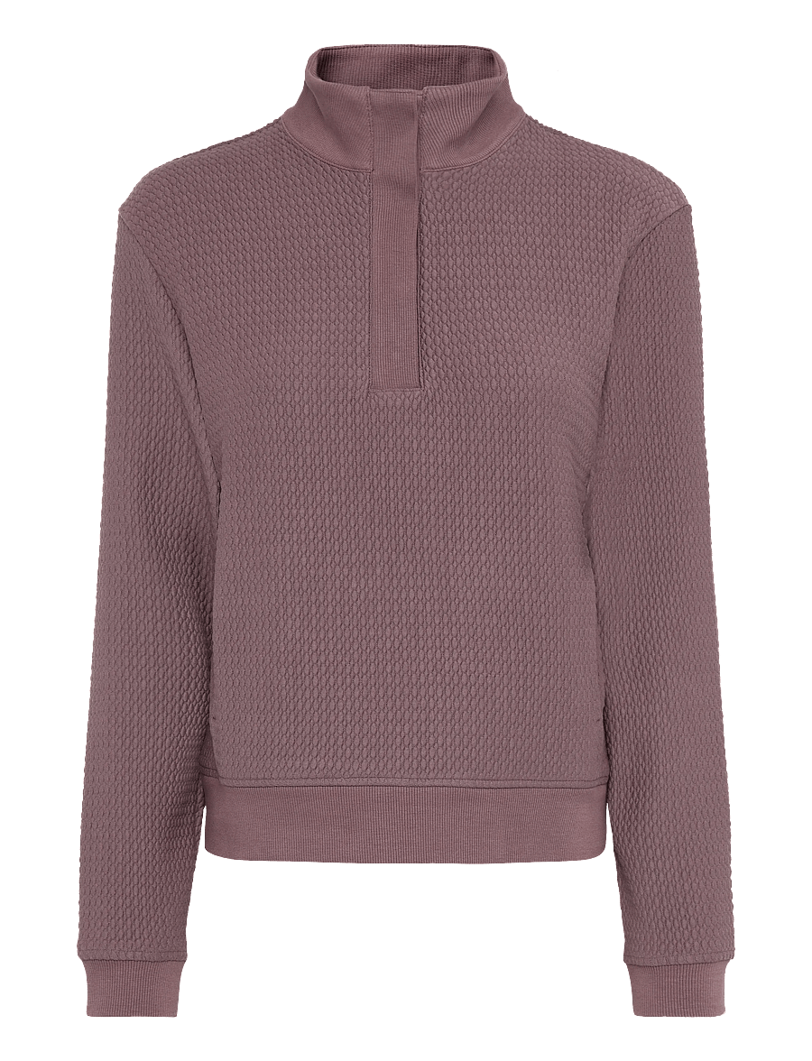 PUMA Golf - W Boulder 1/2 Zip BN - sweatshirts - rich cocoa - 0