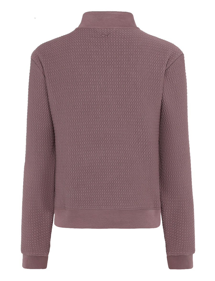 PUMA Golf - W Boulder 1/2 Zip BN - sweatshirts - rich cocoa - 1