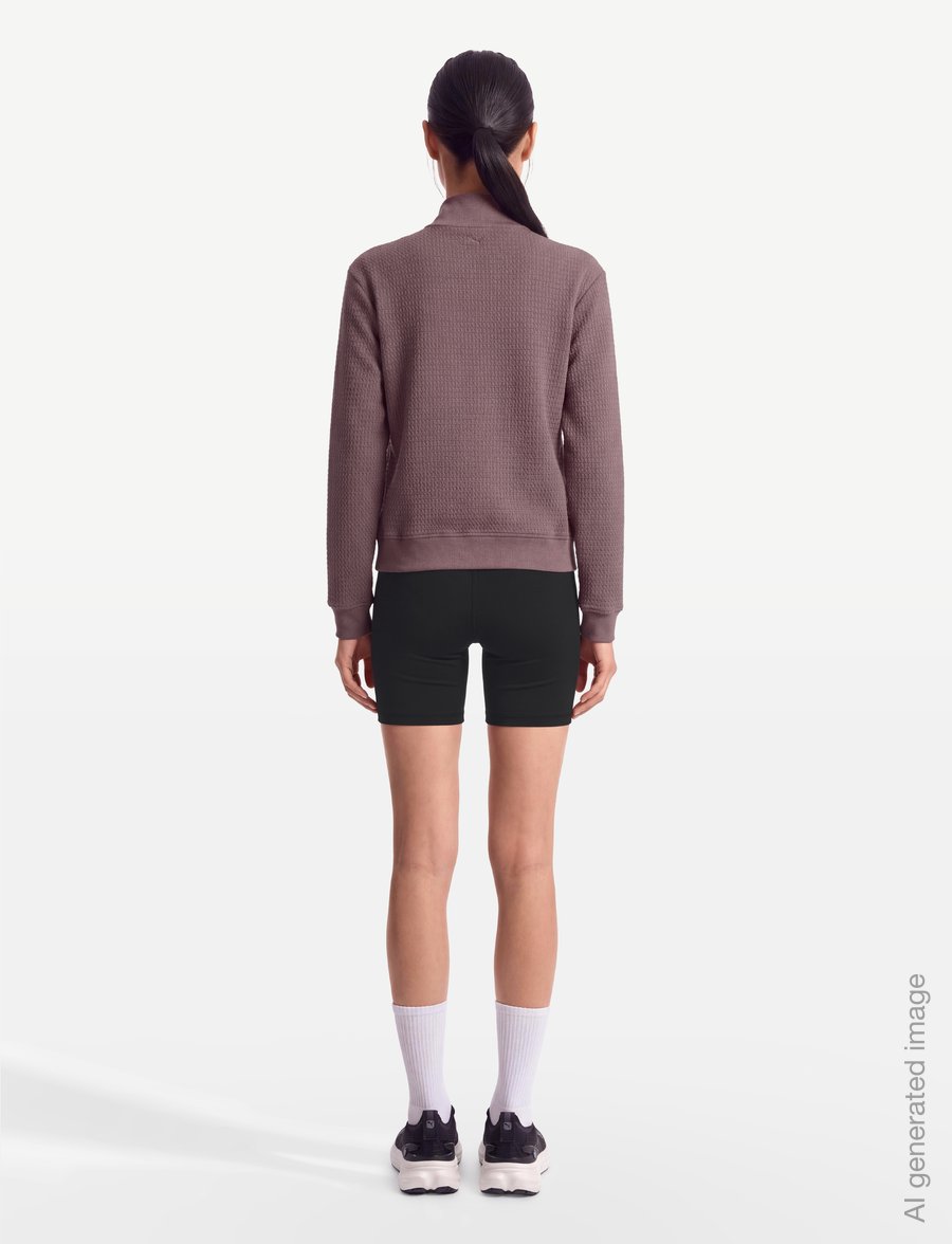 PUMA Golf - W Boulder 1/2 Zip BN - kampsunid ja vahekihid - rich cocoa - 4
