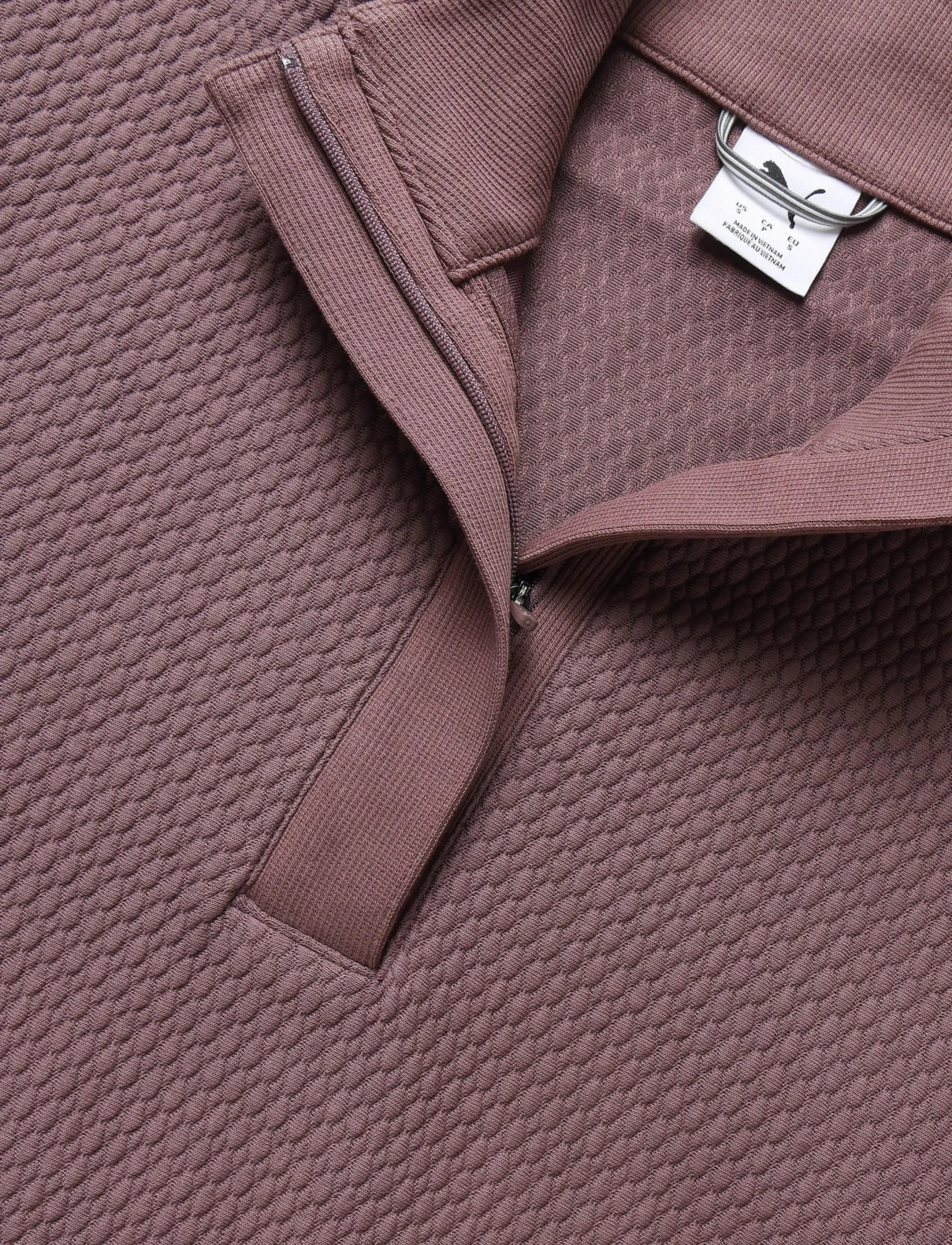 PUMA Golf - W Boulder 1/2 Zip BN - sweatshirts - rich cocoa - 2