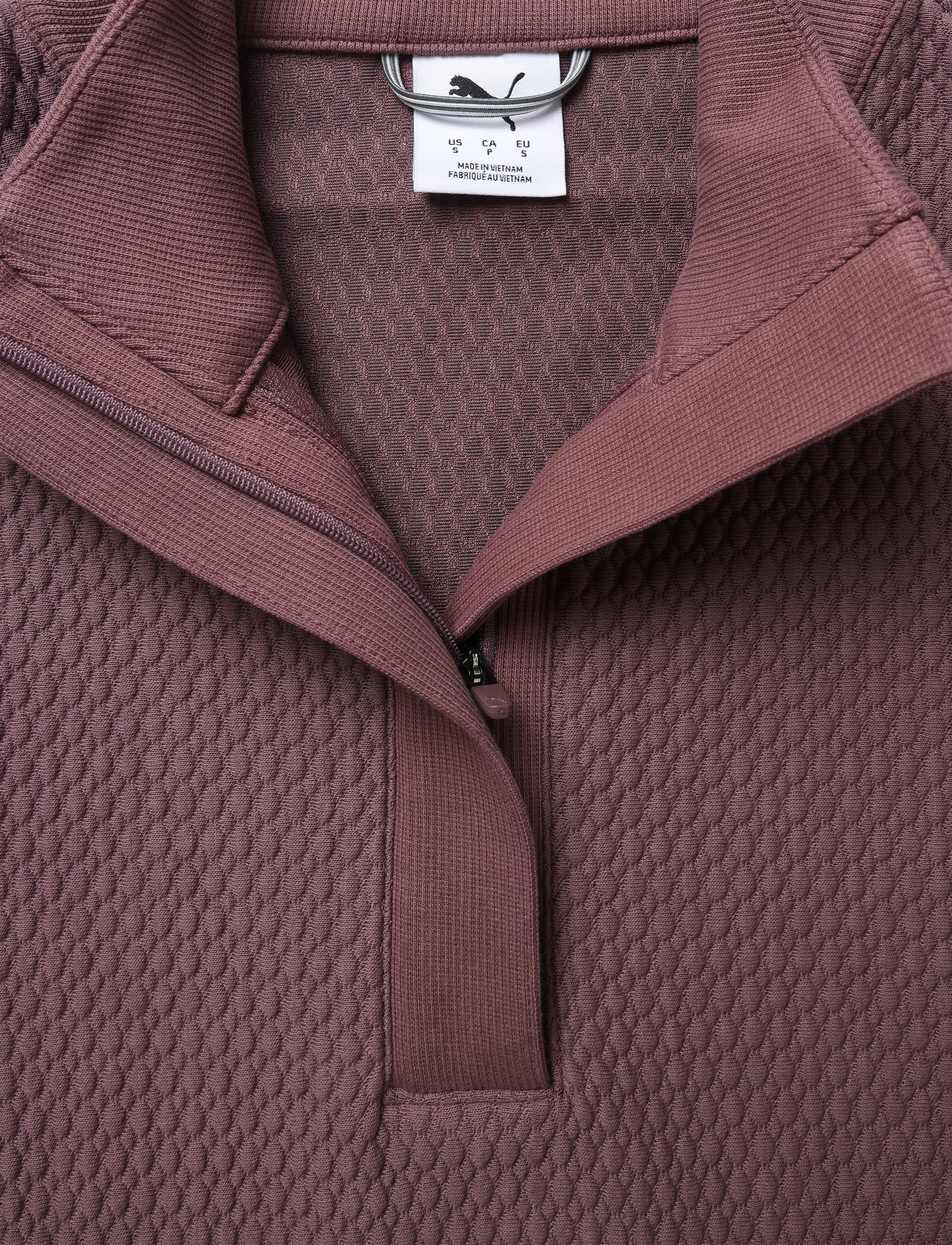 PUMA Golf - W Boulder 1/2 Zip BN - sweatshirts - rich cocoa - 3