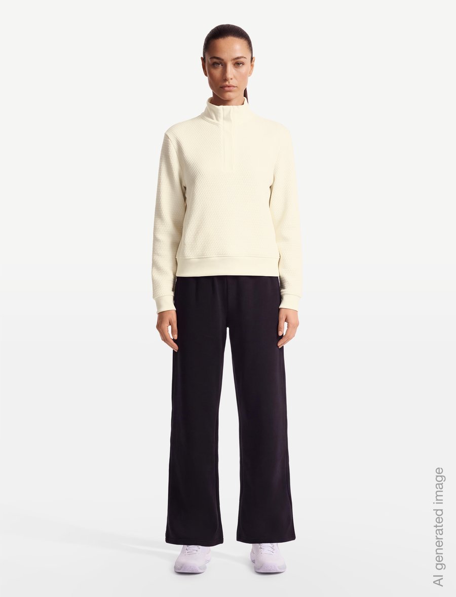 PUMA Golf - W Boulder 1/2 Zip BN - overdele - warm white - 0