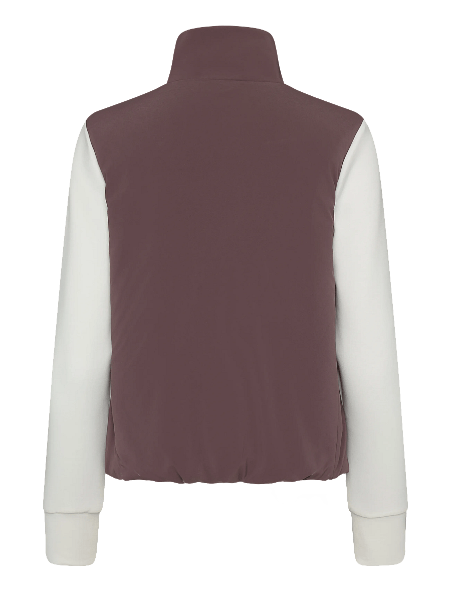 PUMA Golf - W Cloudspun Fleece Hybrid Jacket - rich cocoa-warm white - 1