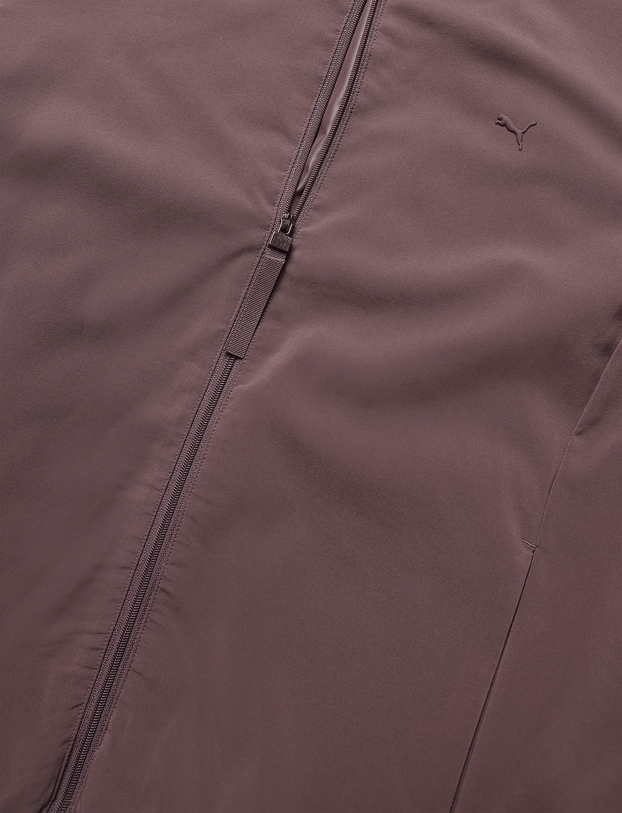 PUMA Golf - W Cloudspun Fleece Hybrid Jacket - rich cocoa-warm white - 3