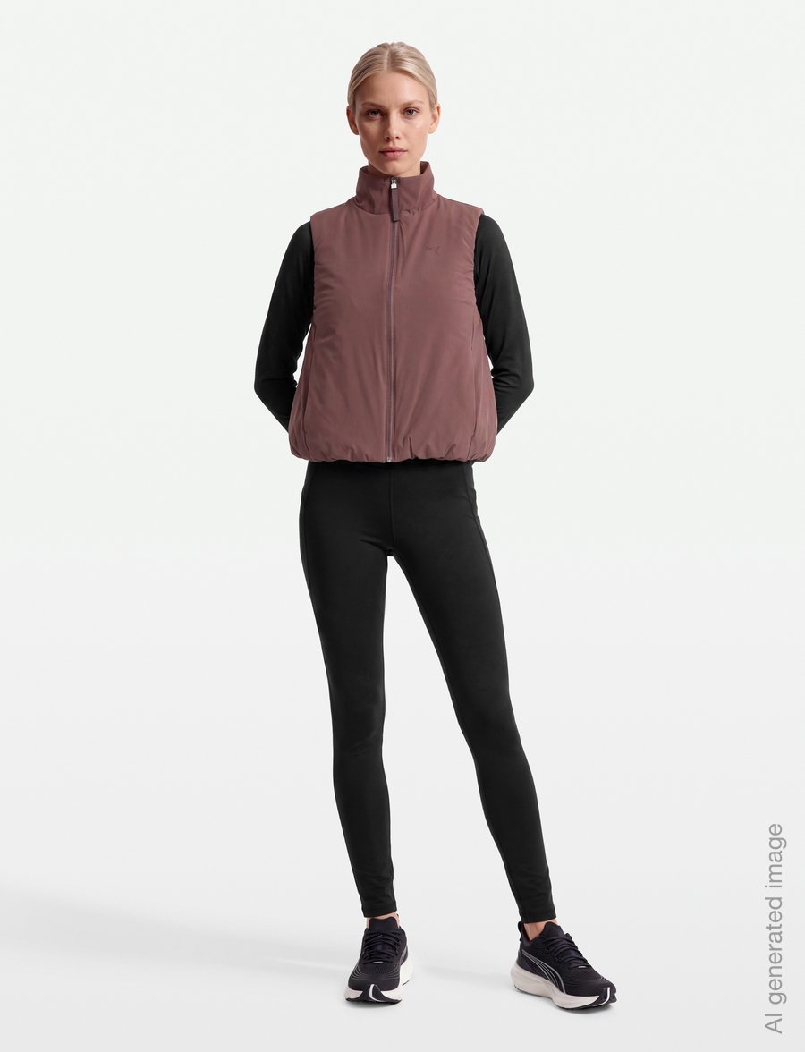PUMA Golf - W Insulated windCELL Vest - ytterkläder - rich cocoa - 0