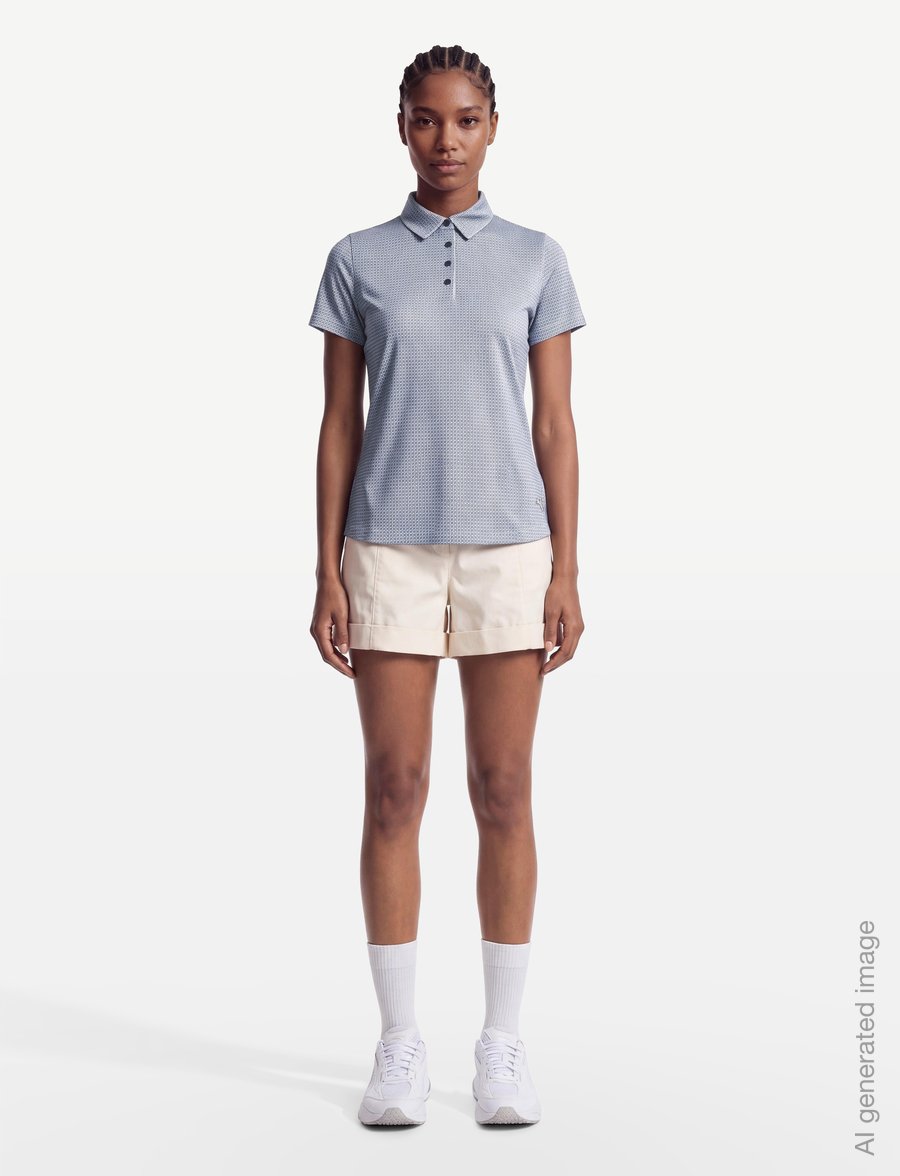 PUMA Golf - W Broken Links SS Polo - koszulki polo - deep navy - 0