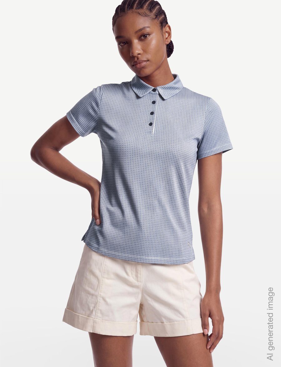 PUMA Golf - W Broken Links SS Polo - koszulki polo - deep navy - 3