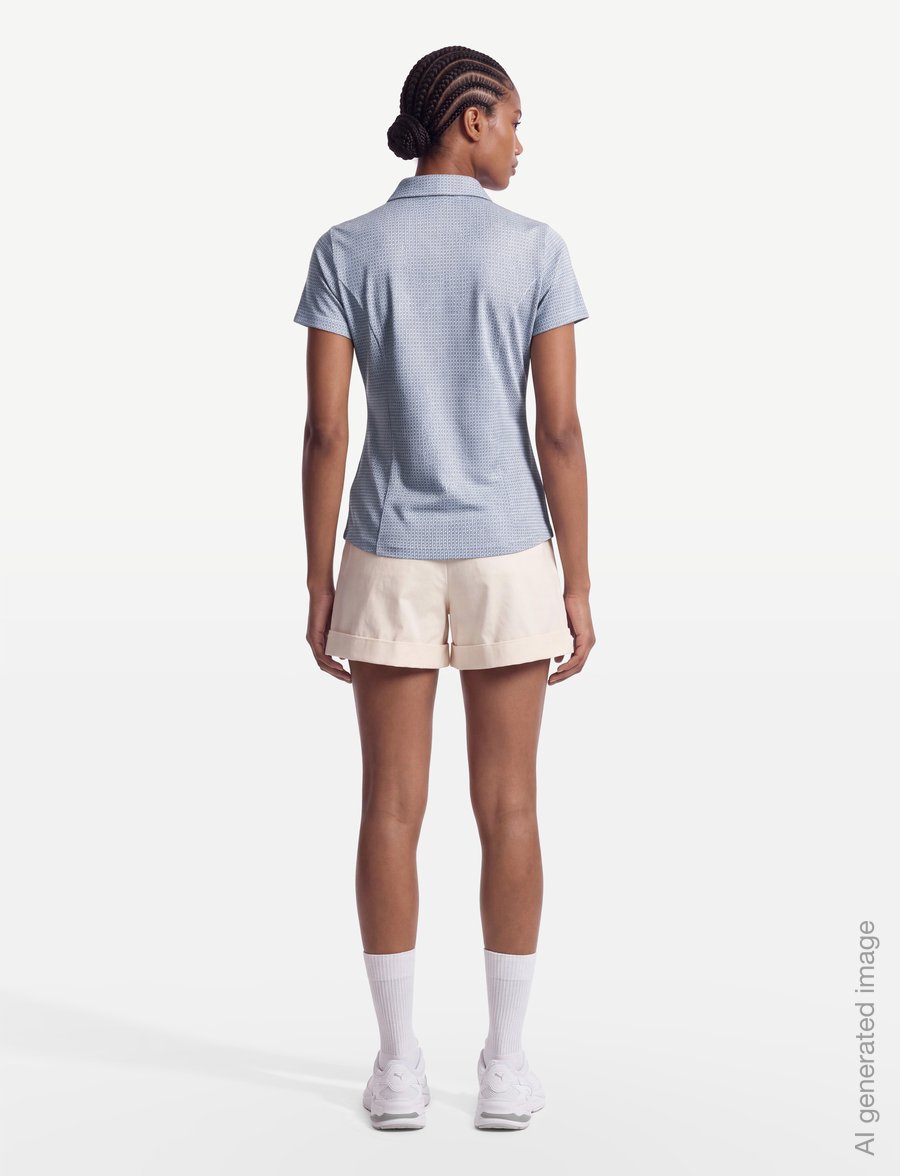 PUMA Golf - W Broken Links SS Polo - koszulki polo - deep navy - 4
