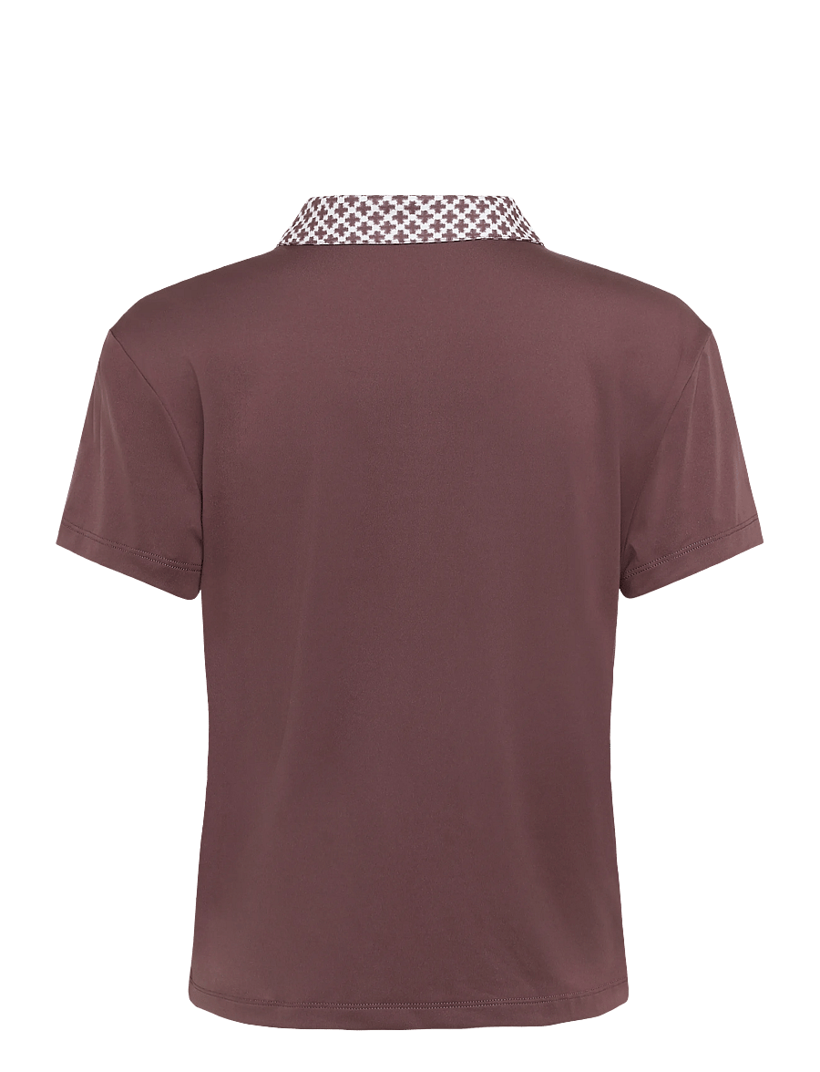 PUMA Golf - W Ezra Solid SS Polo - oberteile & t-shirts - rich cocoa - 1
