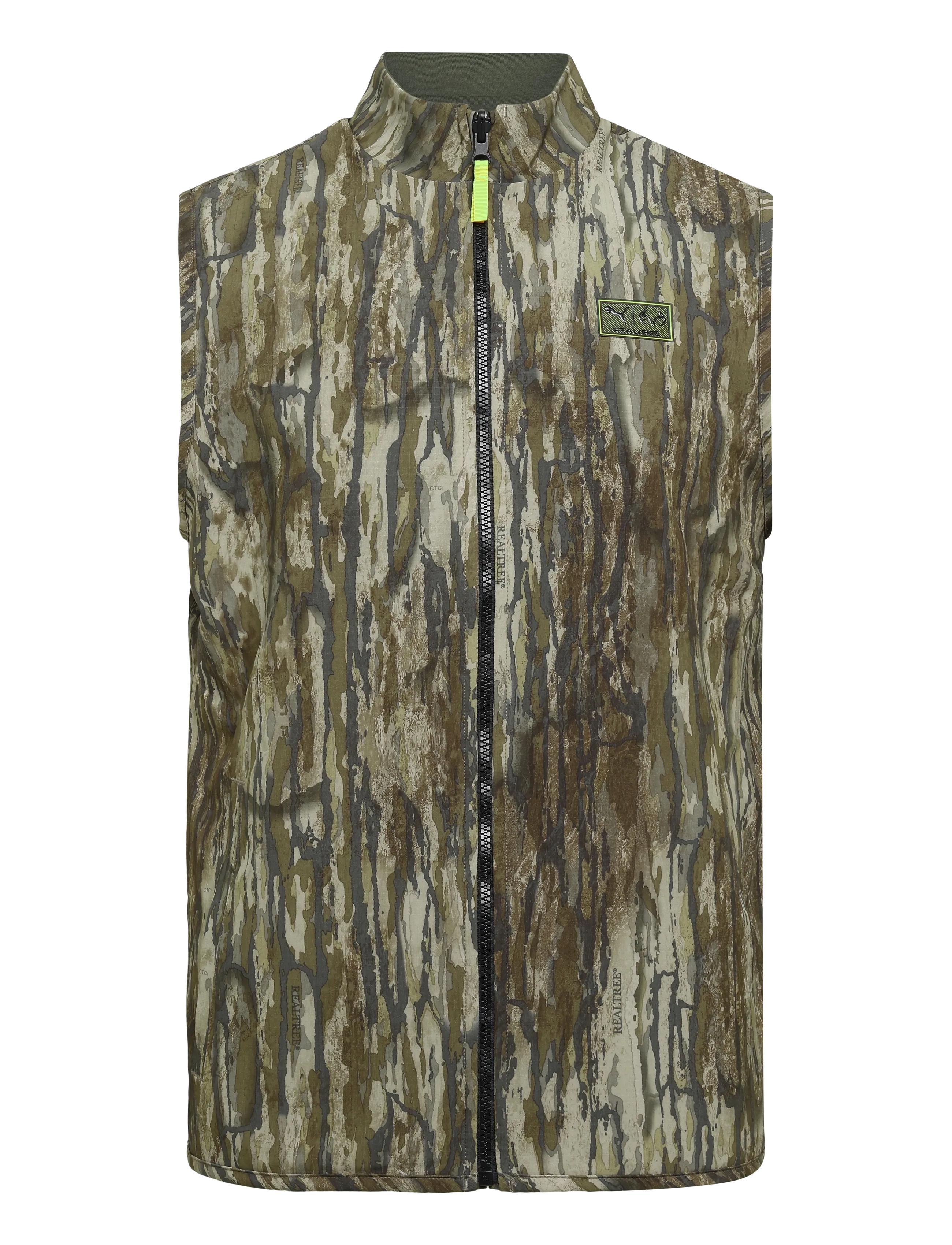 PUMA Golf PUMA X REALTREE Fleece Vest - Tøj - DUSTY OLIVE / khaki/green