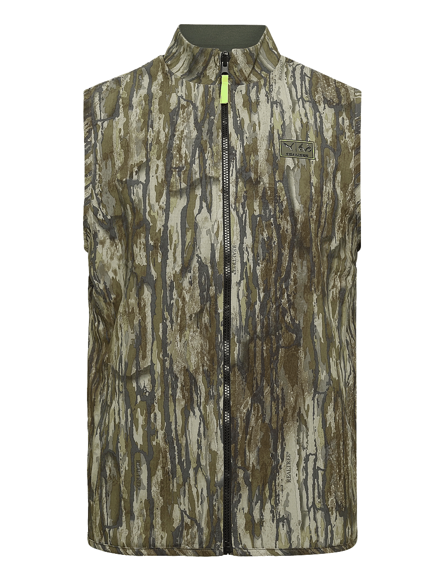 PUMA Golf - PUMA X REALTREE Fleece Vest - alussärgid - dusty olive - 0